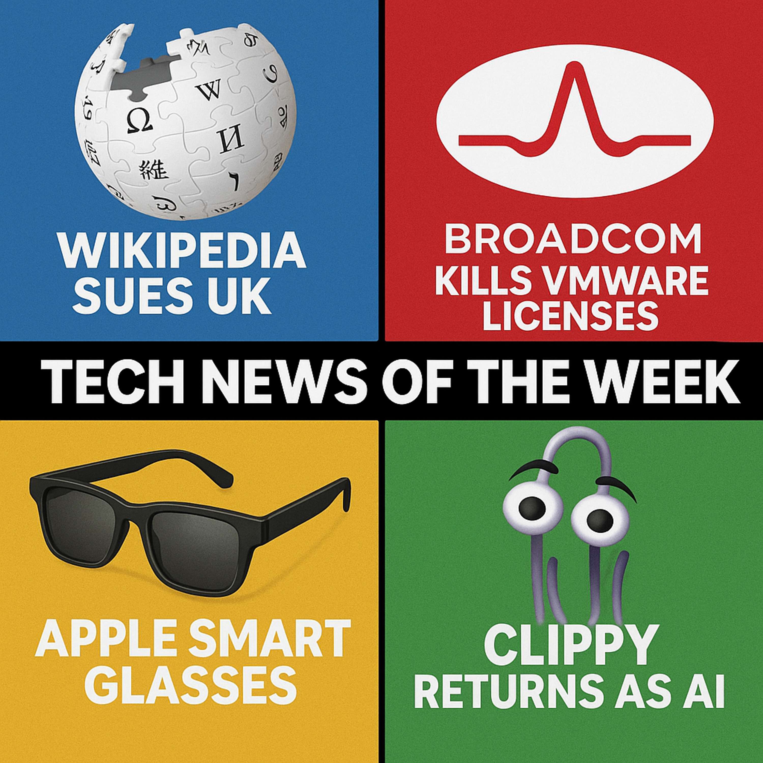 Apple’s Smart Glasses Chips & Clippy's AI Comeback | Tech News of the Week