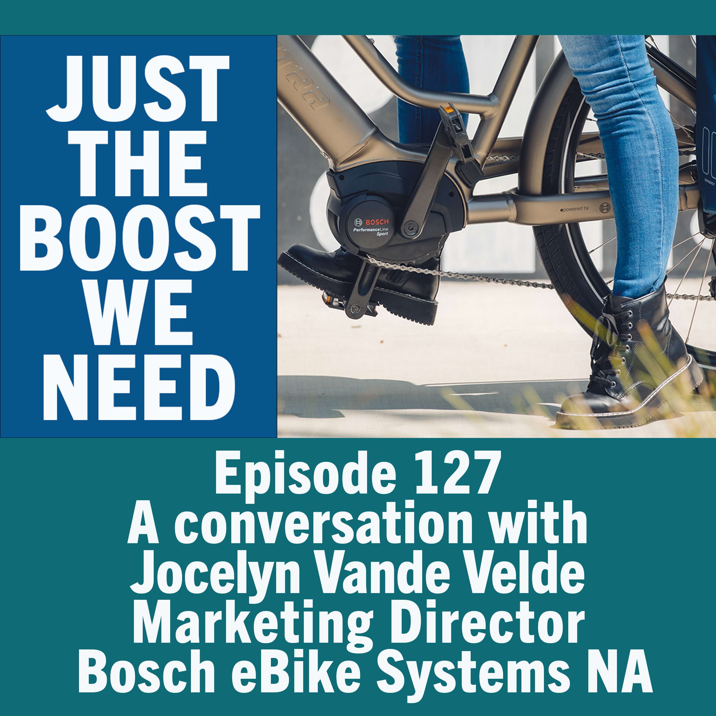Just The Boost We Need w/ Jocelyn Vande Velde (video available)