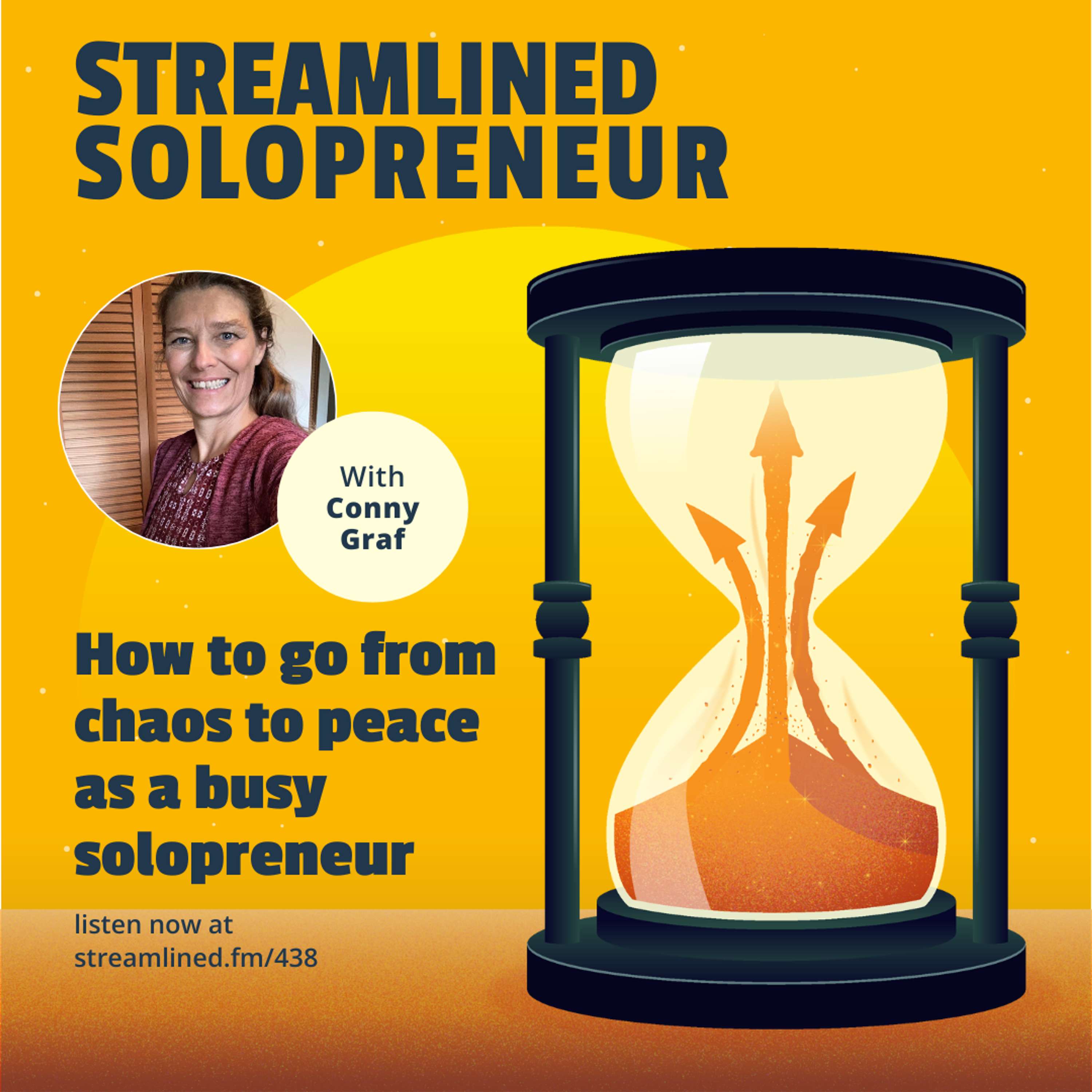 How to go from chaos to peace as a busy solopreneur with Conny Graf