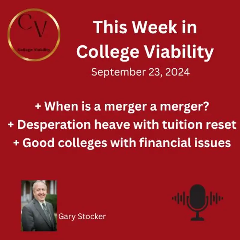 This Week In College Viability (TWICV) for September 23, 2024