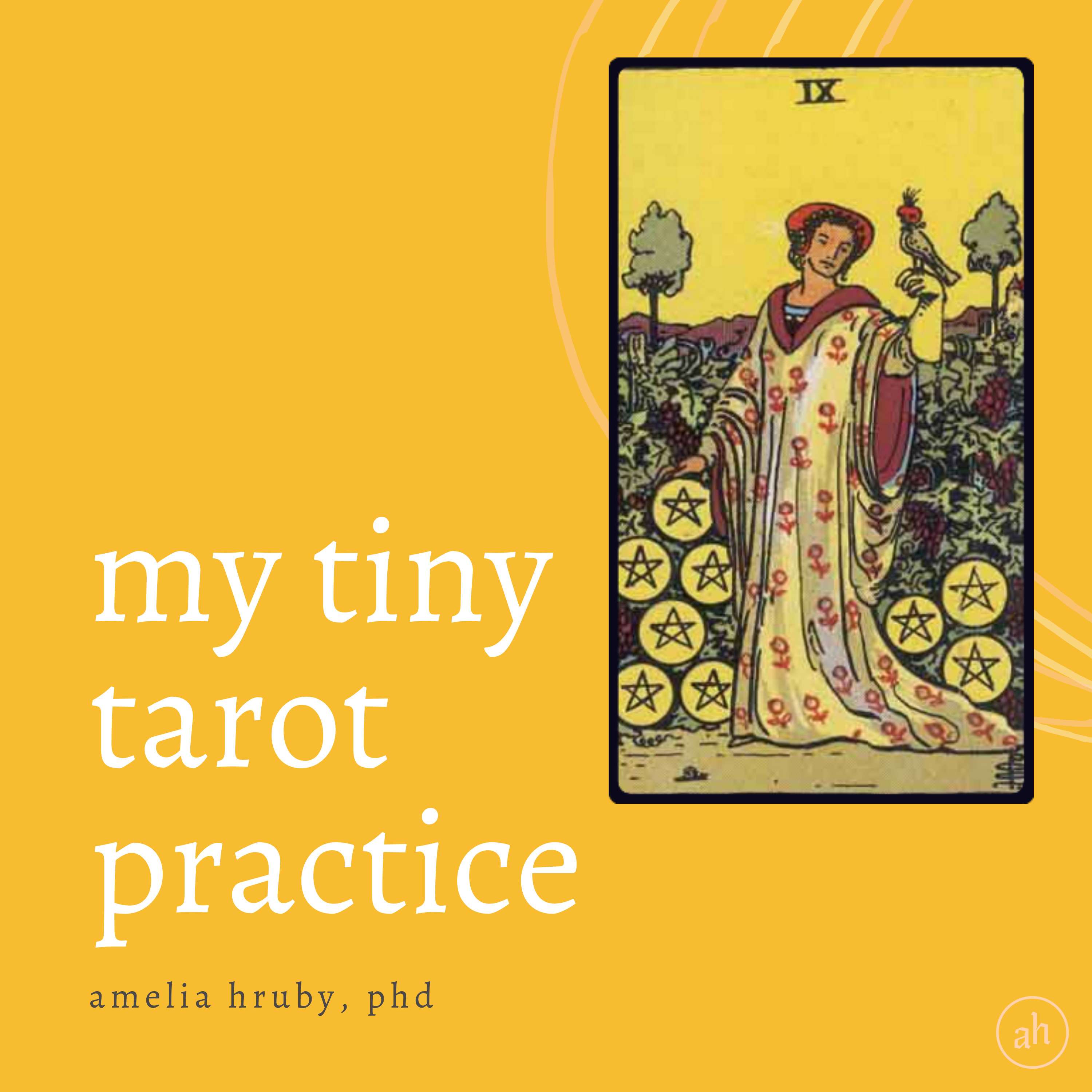 my tiny tarot practice