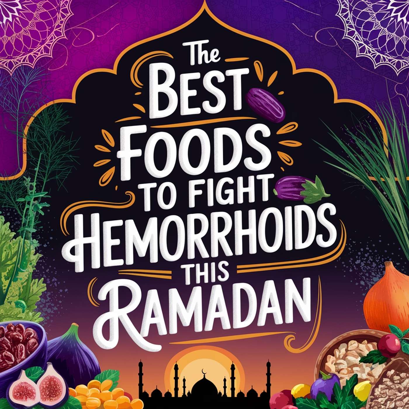 The Best Foods to Fight Hemorrhoids This Ramadan