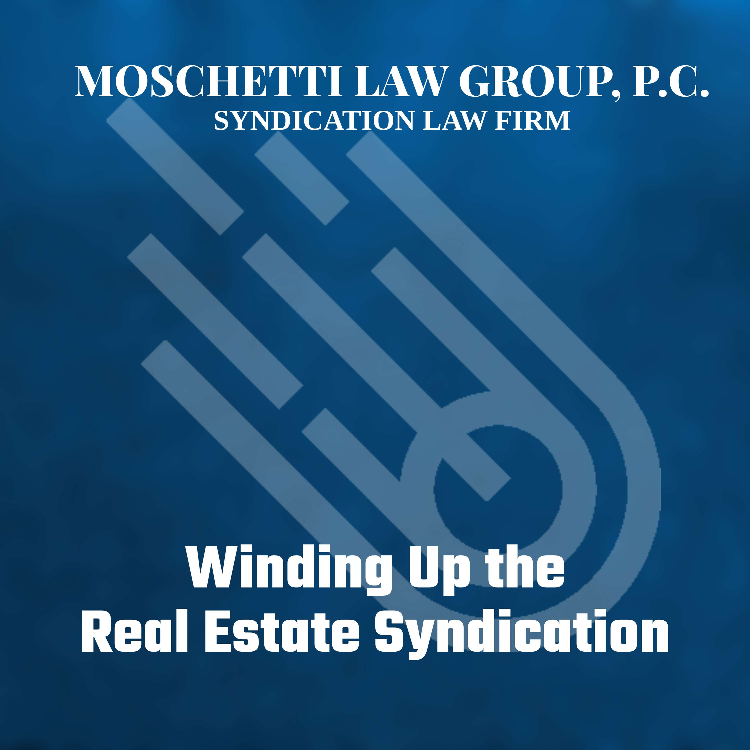 Syndication Law & The Private Placement Memorandum Attorney