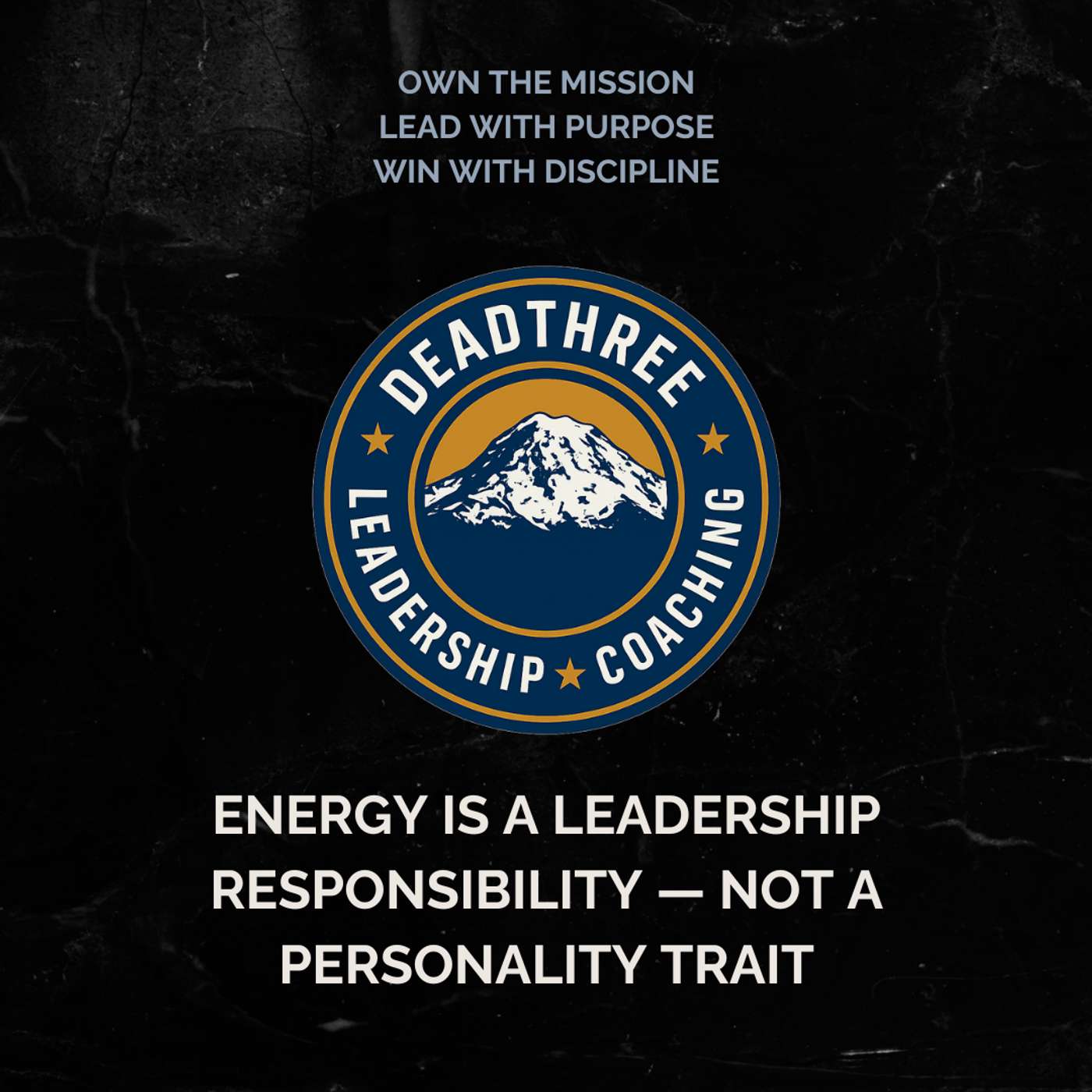 Energy Is a Leadership Responsibility — Not a Personality Trait