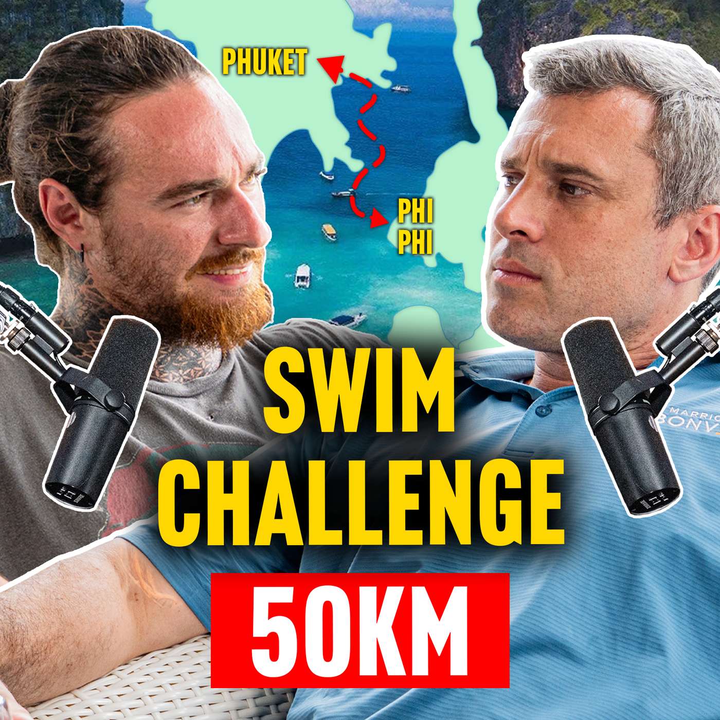 Thailand's BIGGEST Ocean Swim Challenge: Koh Phi Phi to Phuket || NOAH TEPLITZKY (E147)