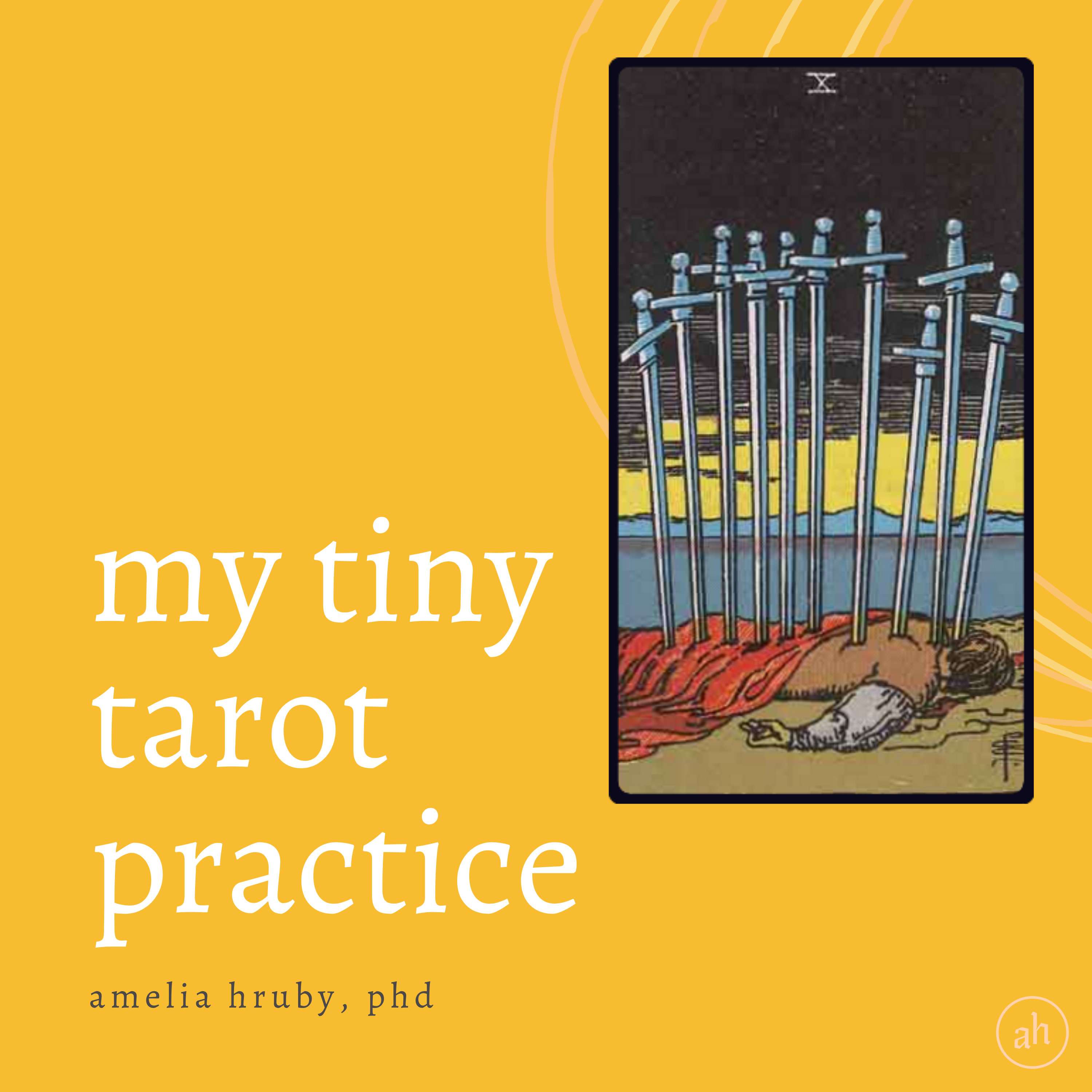 my tiny tarot practice