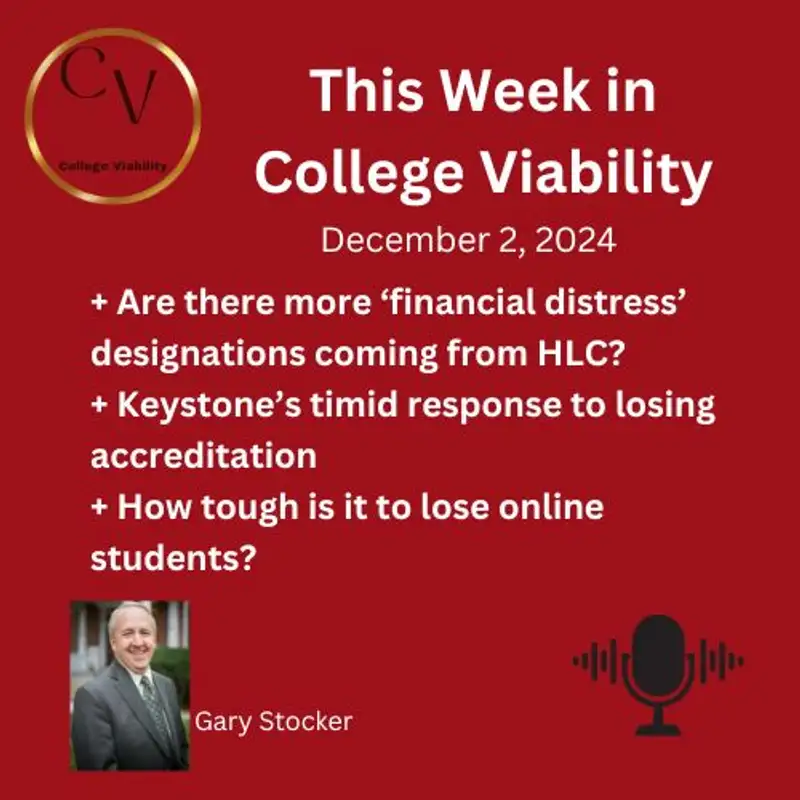 This Week In College Viability (TWICV) for December 2, 2024