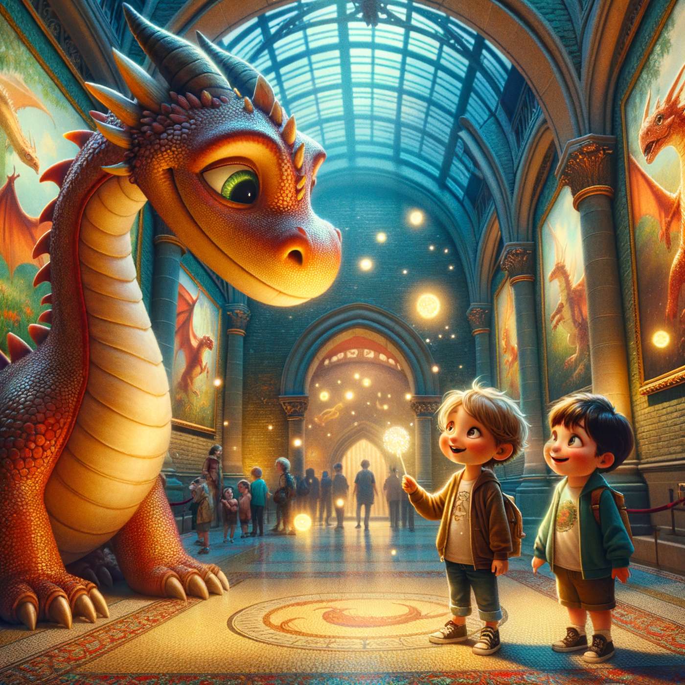 The Friendly Dragon's Candy Cane