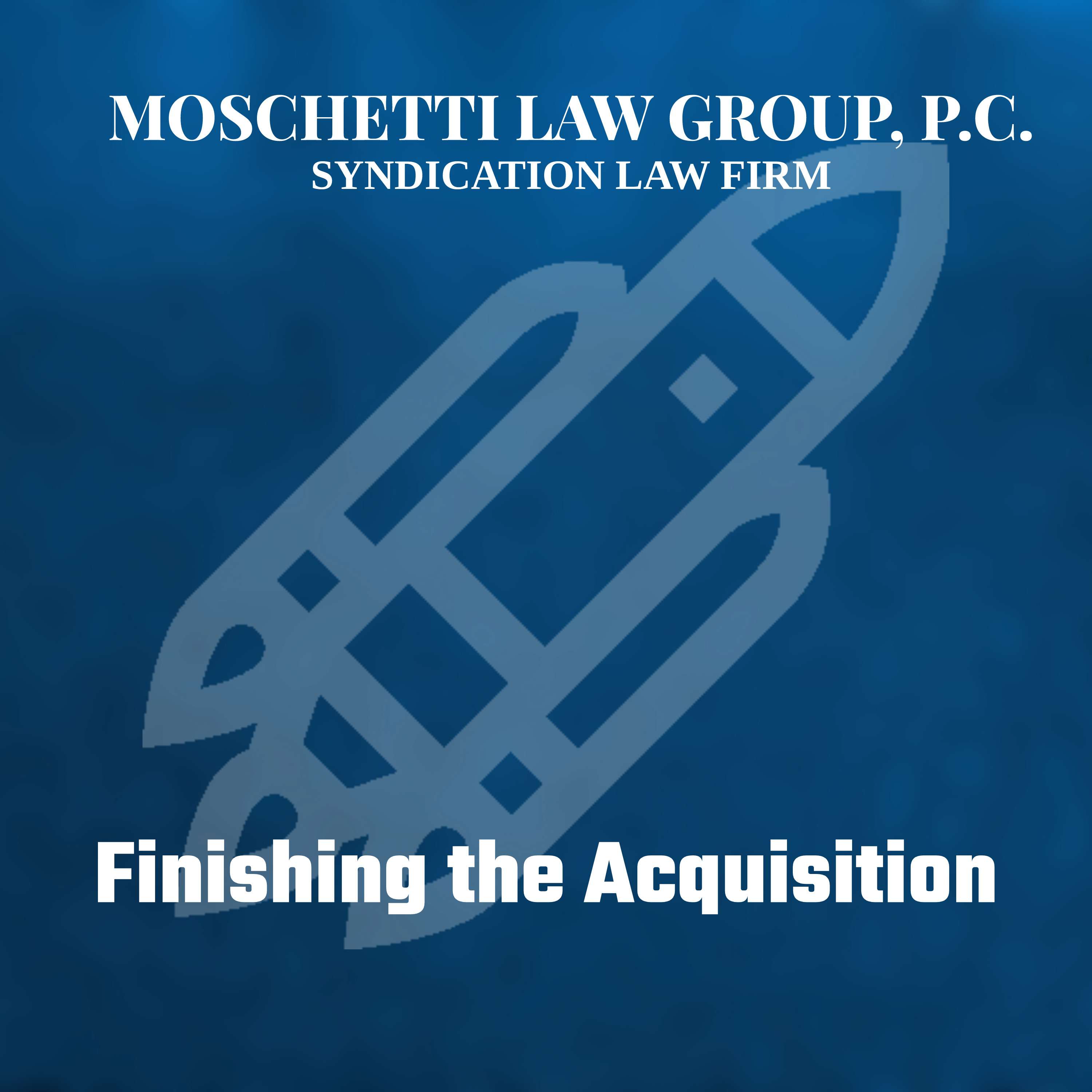 Syndication Law & The Private Placement Memorandum Attorney