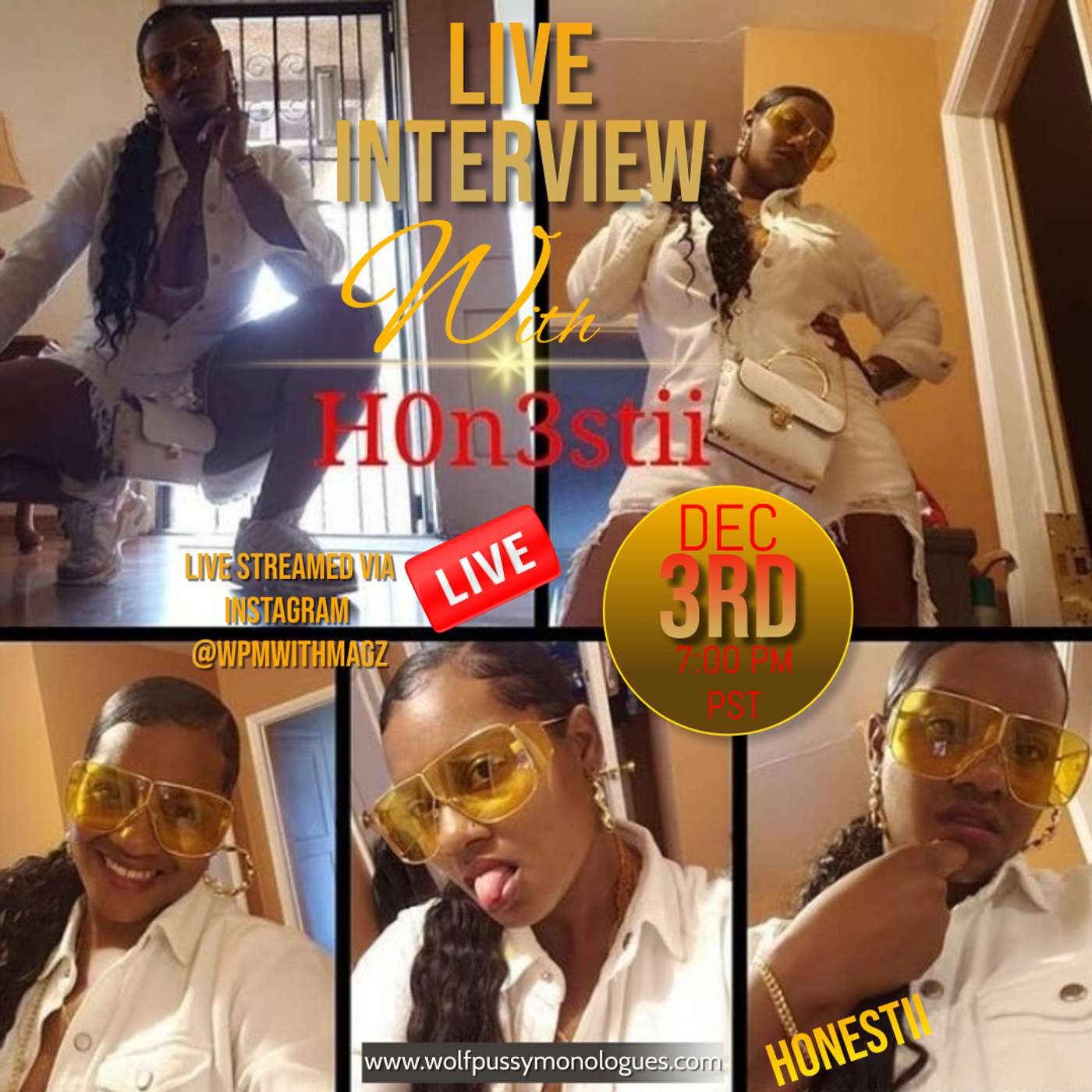 LIVE INTERVIEW WITH H0N3STII
