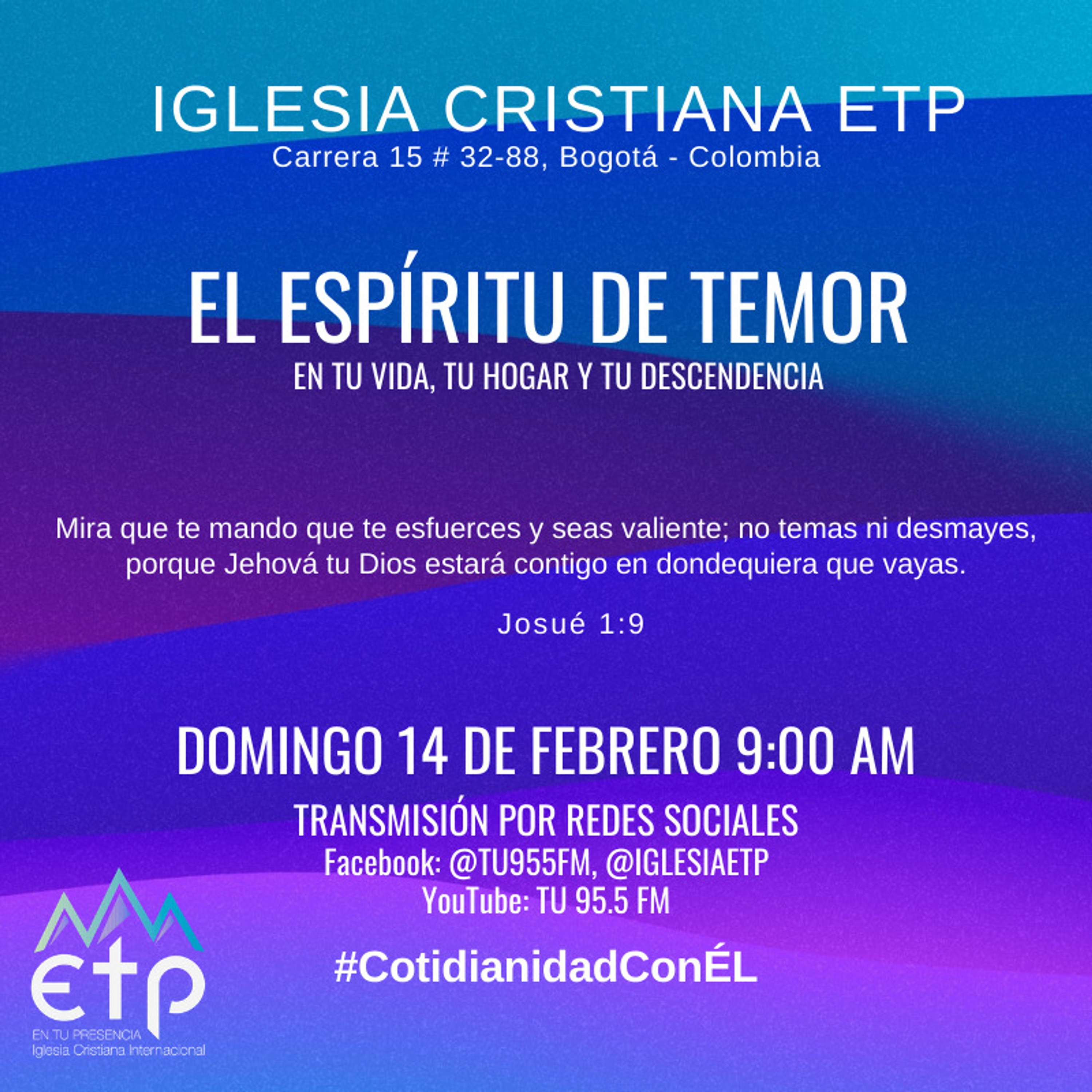 El Espíritu de Temor en tu vida, tu hogar y tu descendencia