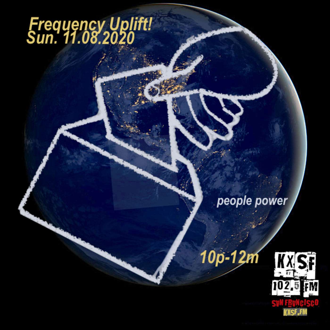 FREQUENCY UPLIFT !    SUN. 11.08.2020  …  people power ! episode artwork