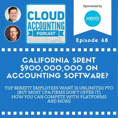 Artwork for The top benefit employees want is unlimited PTO (but most CPA firms don’t offer it), how you can evolve to compete with platforms, and California spent $1B on accounting software that doesn't work