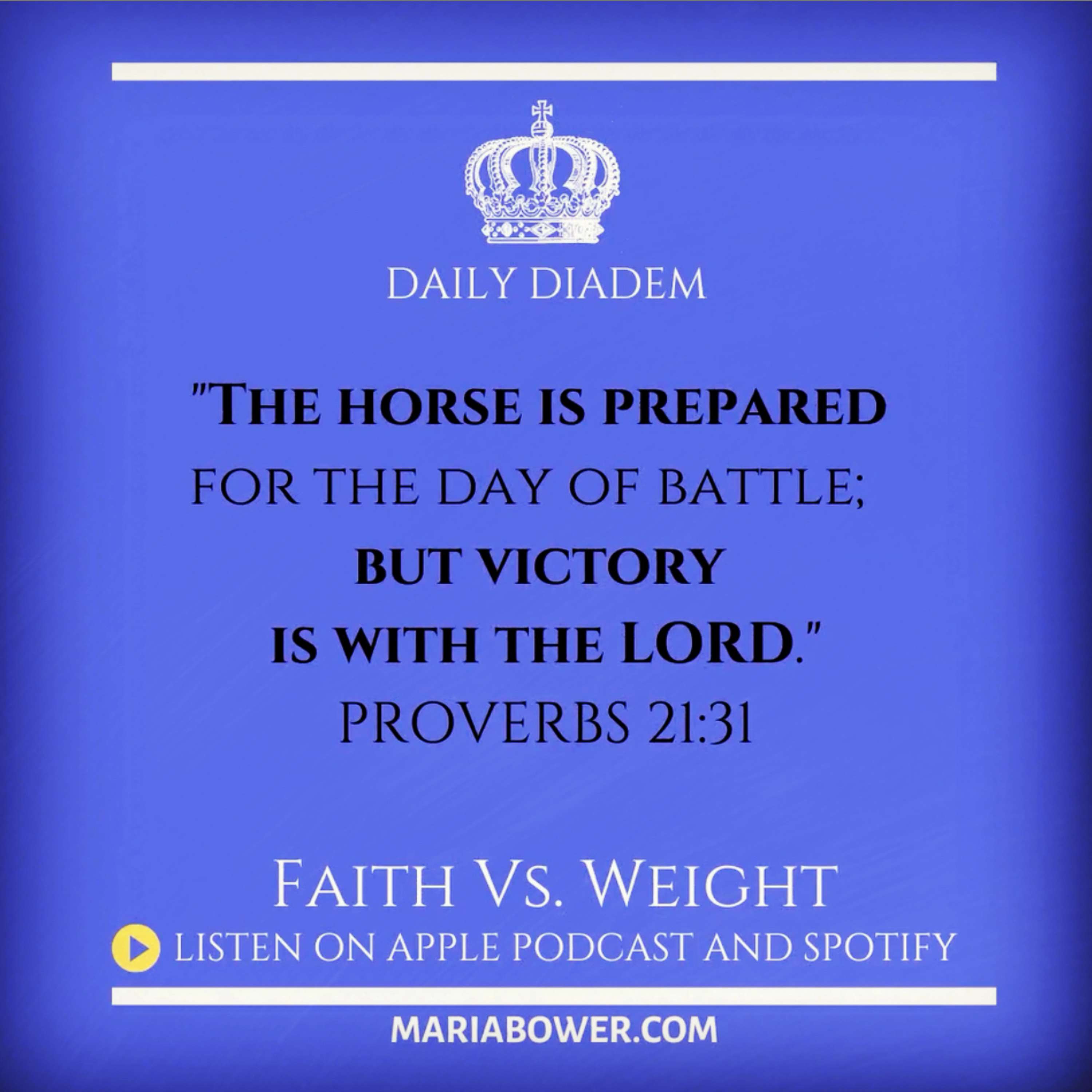 DAILY DIADEM:  HOW TO OBTAIN VICTORY