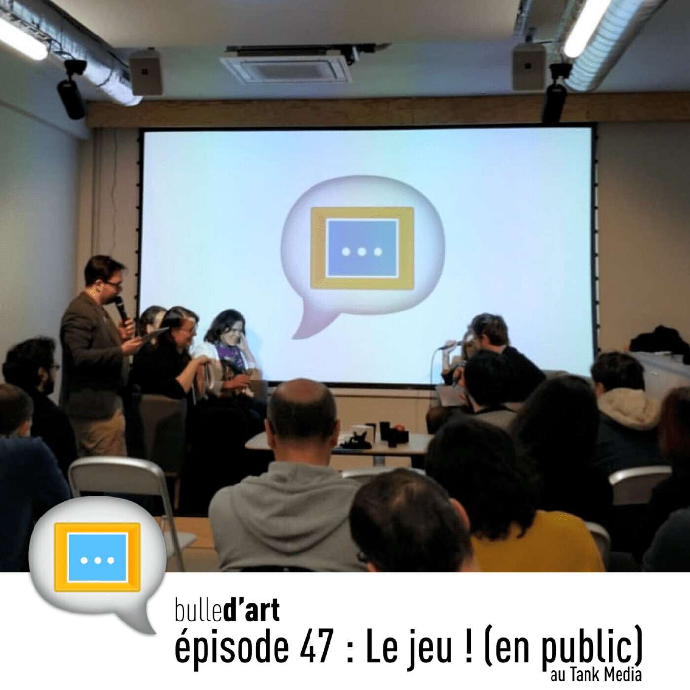 [n°47] On a joué avec l'art, en public au Tank Media ! episode artwork