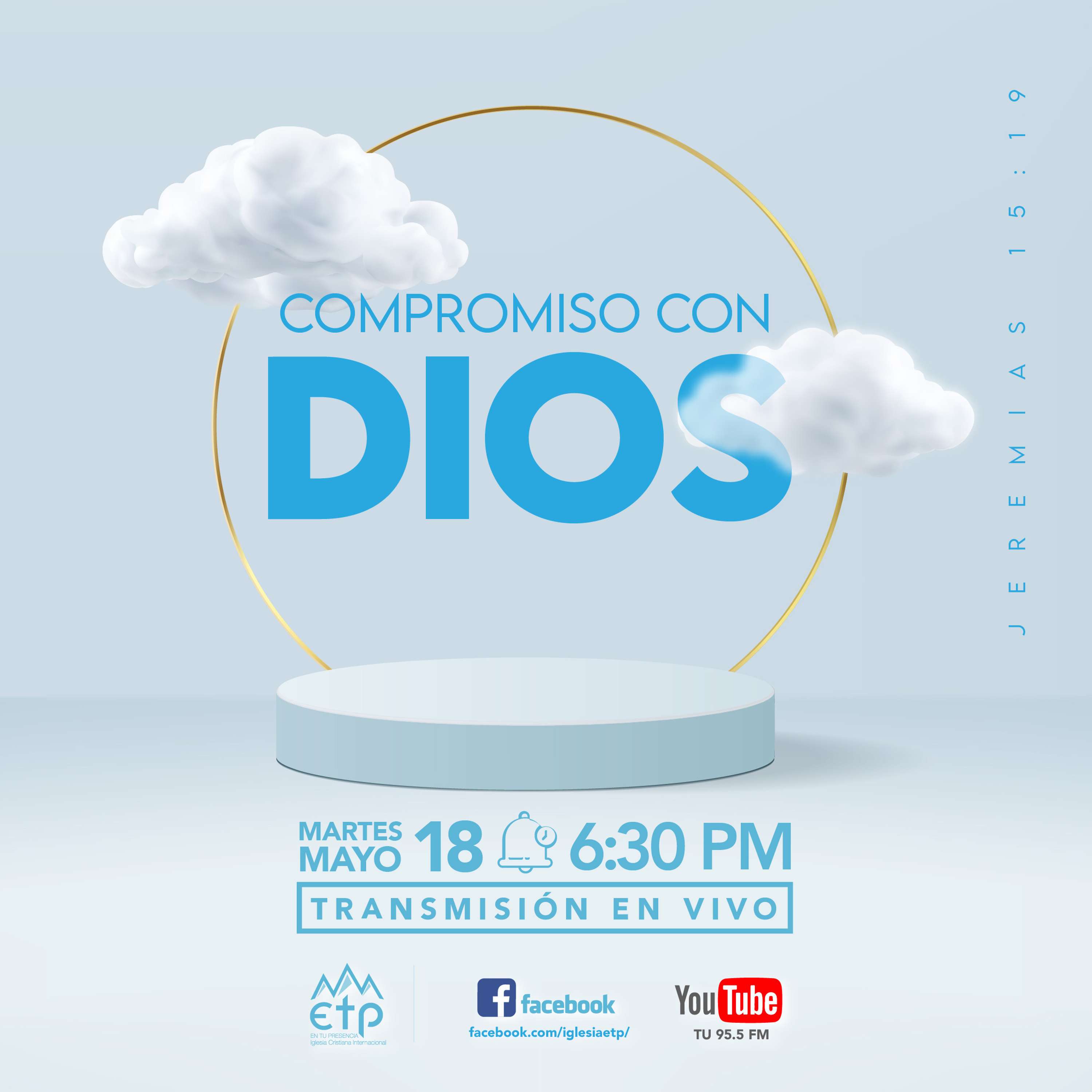 Charlas Pastores Luis Salas y Jeannette Noguera, Iglesia ETP