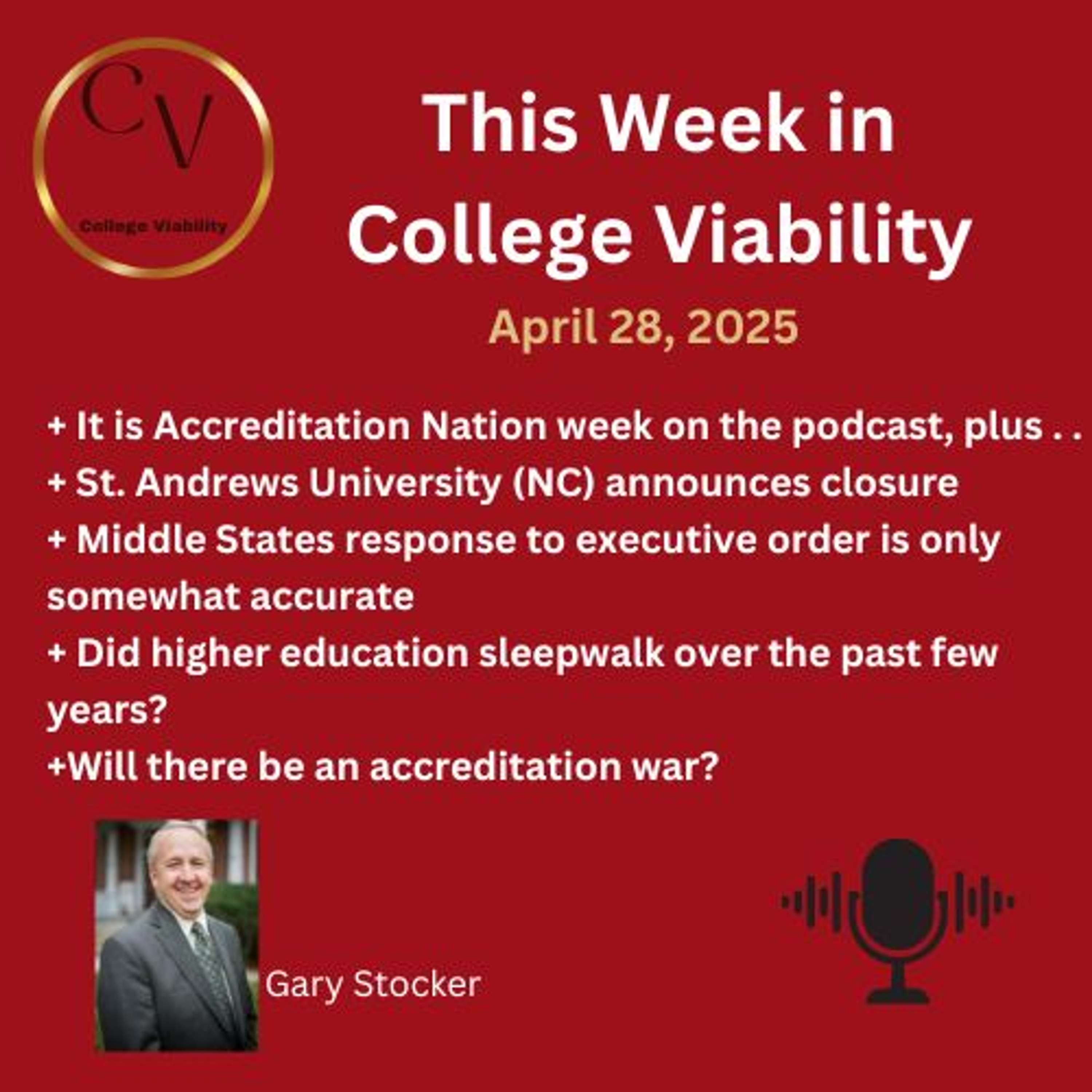This Week In College Viability (TWICV)