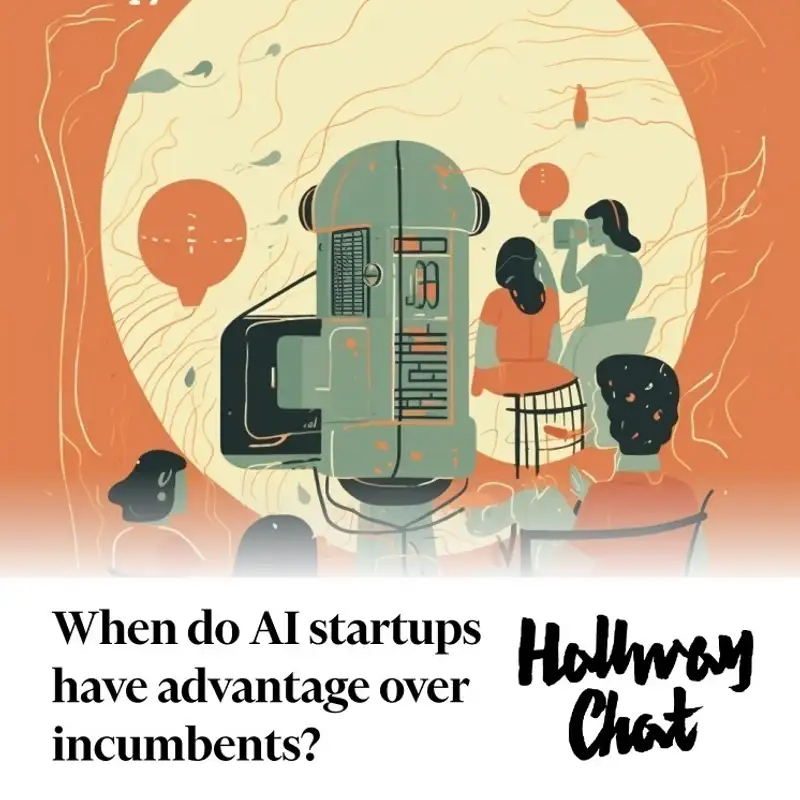 When do AI startups have advantage over incumbents? 
