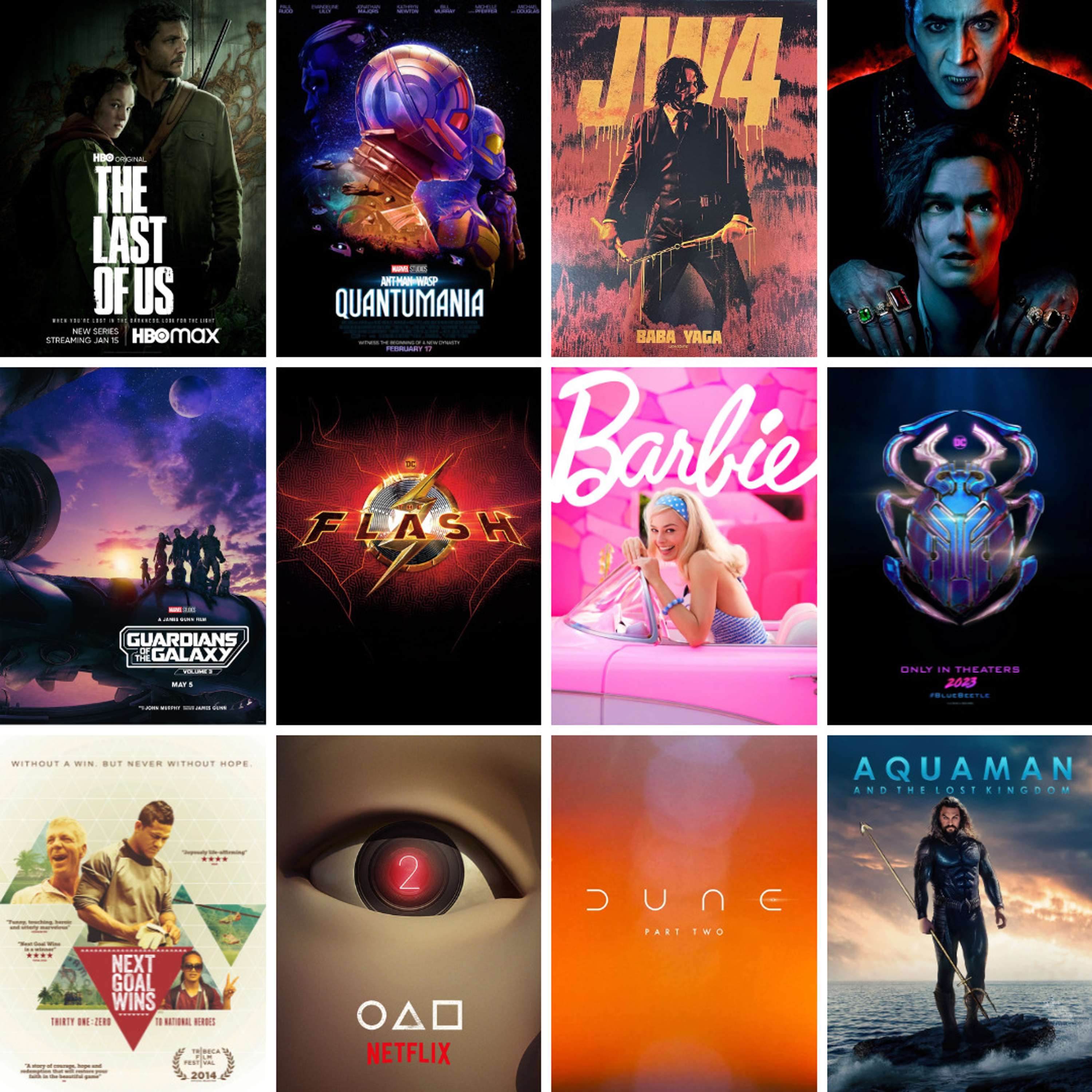 2023 New Movies and Streaming