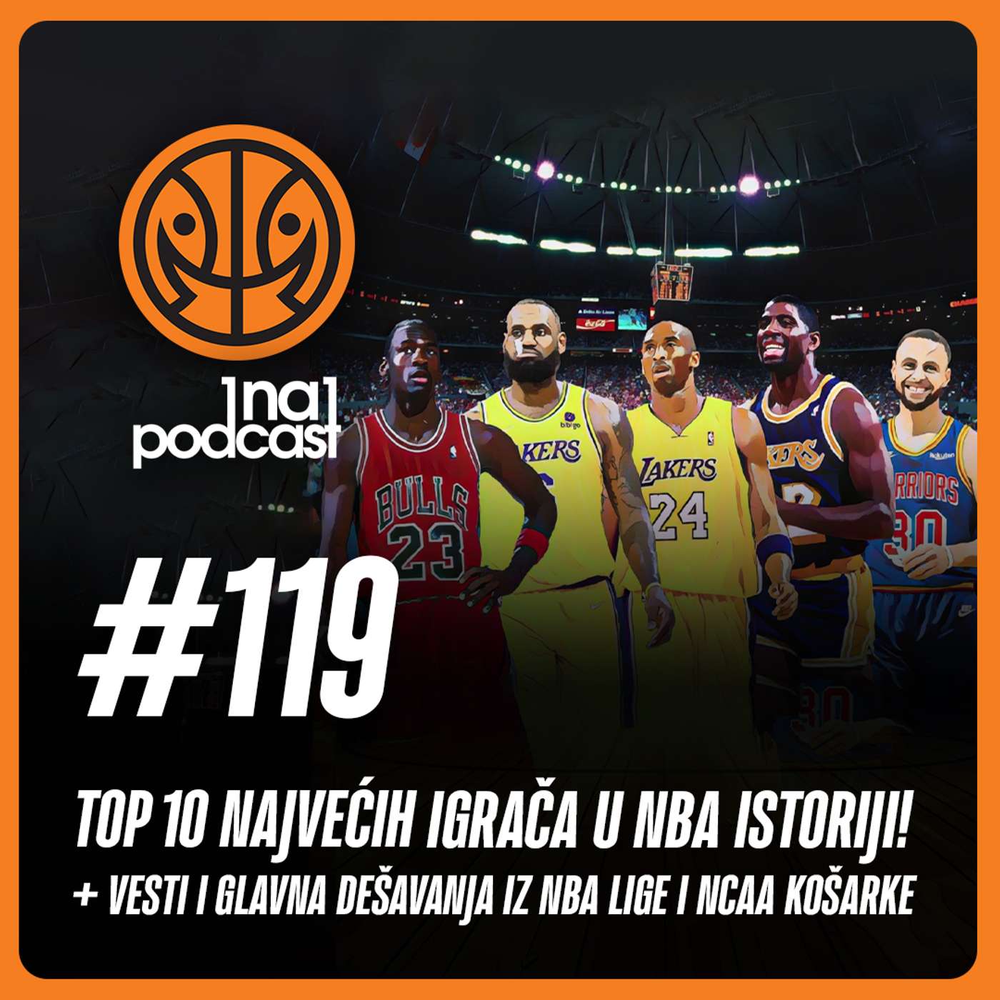 1 na 1 NBA Podkast 119 | TOP 10 NAJVEĆIH IGRAČA U NBA ISTORIJI!