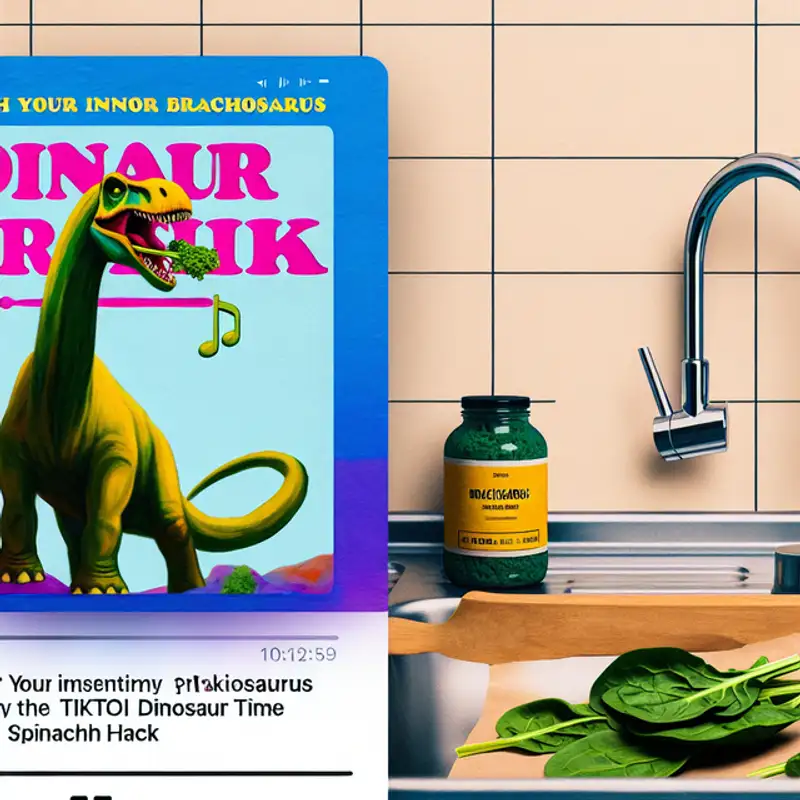 Unleash Your Inner Brachiosaurus with the TikTok Dinosaur Time Spinach Hack