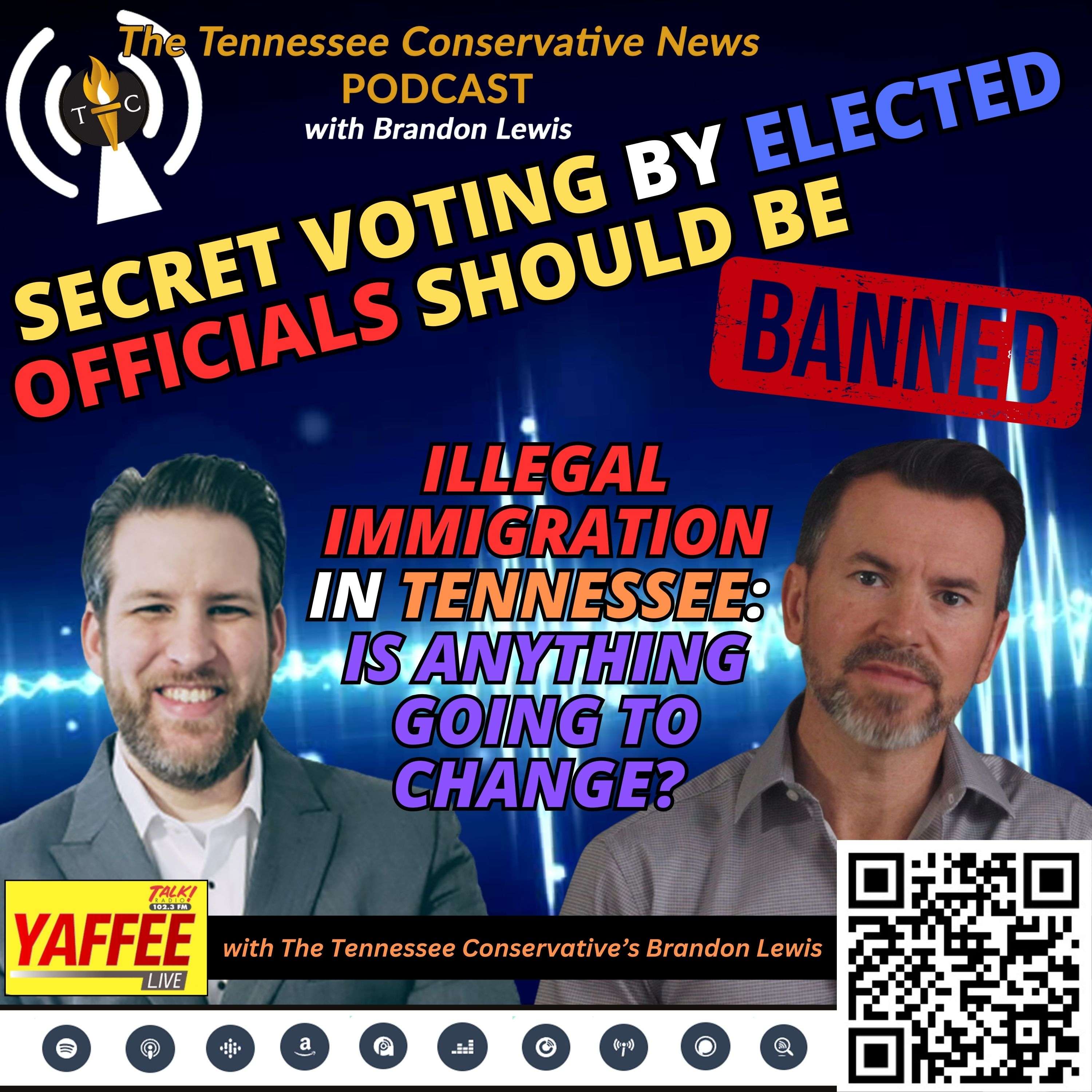 Brandon Lewis:  Secret Voting By Elected Officials Should Be BANNED! / Illegal Immigration In Tennessee: Is Anything Going To Change? 