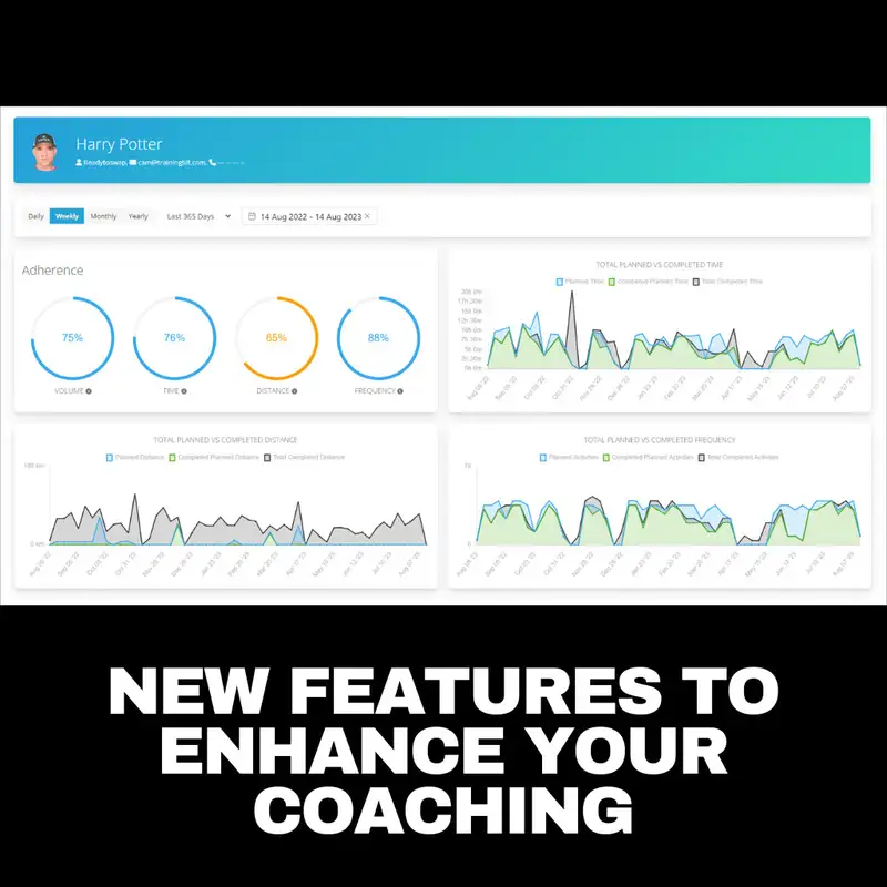 New Adherence Dashboard for Coaches