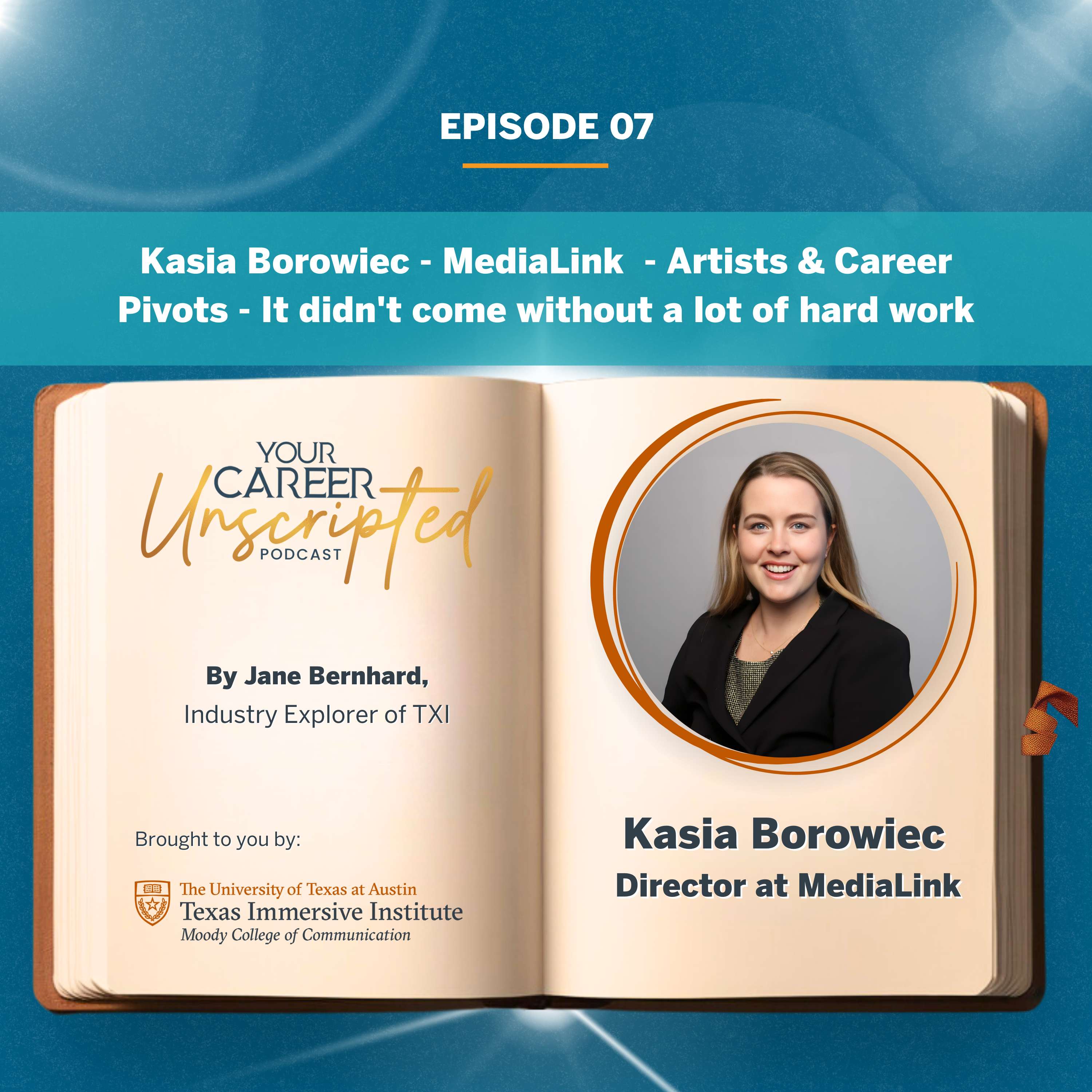 Kasia Borowiec - MediaLink - Artists & Career Pivots - It didn't come without a lot of hard work