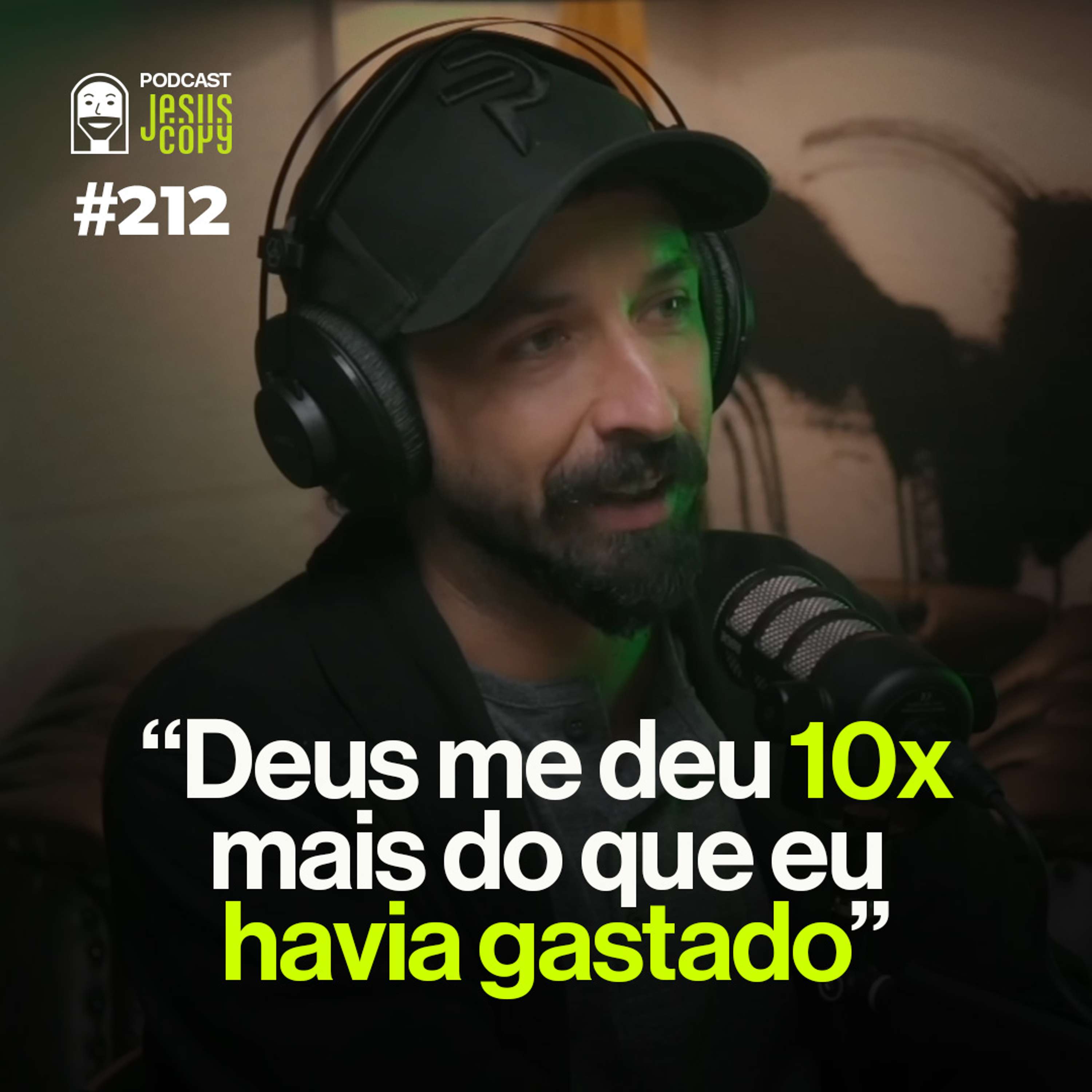 Eduardo Feldberg (Primo Pobre) e Douglas Gonçalves no Podcast JesusCopy