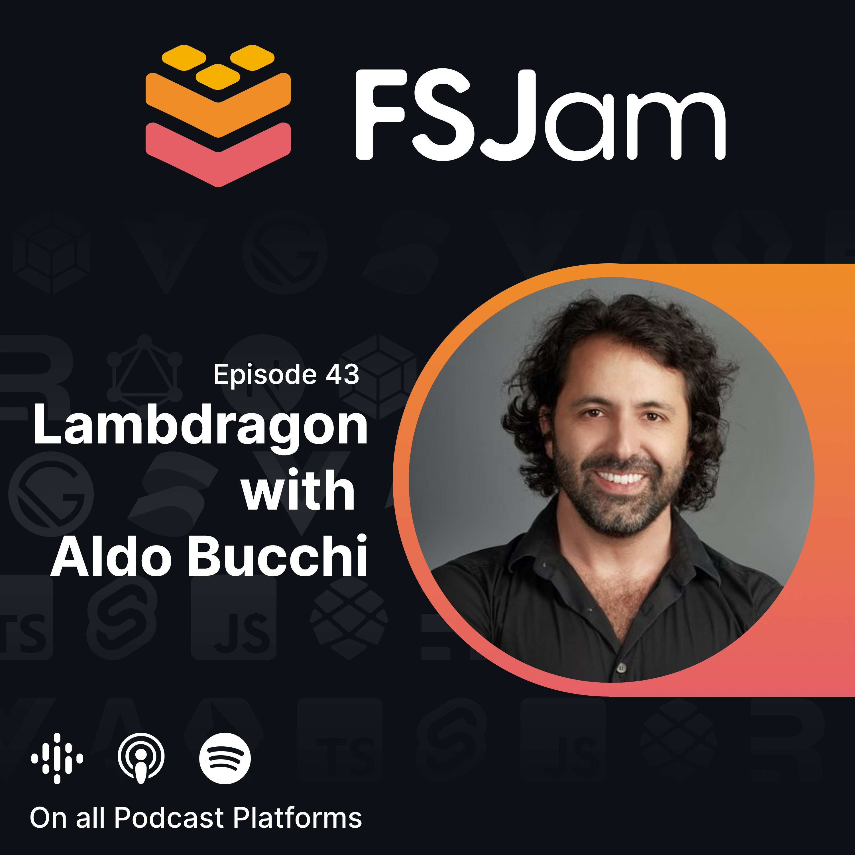 Podcast cover art for Lambdragon with Aldo Bucchi