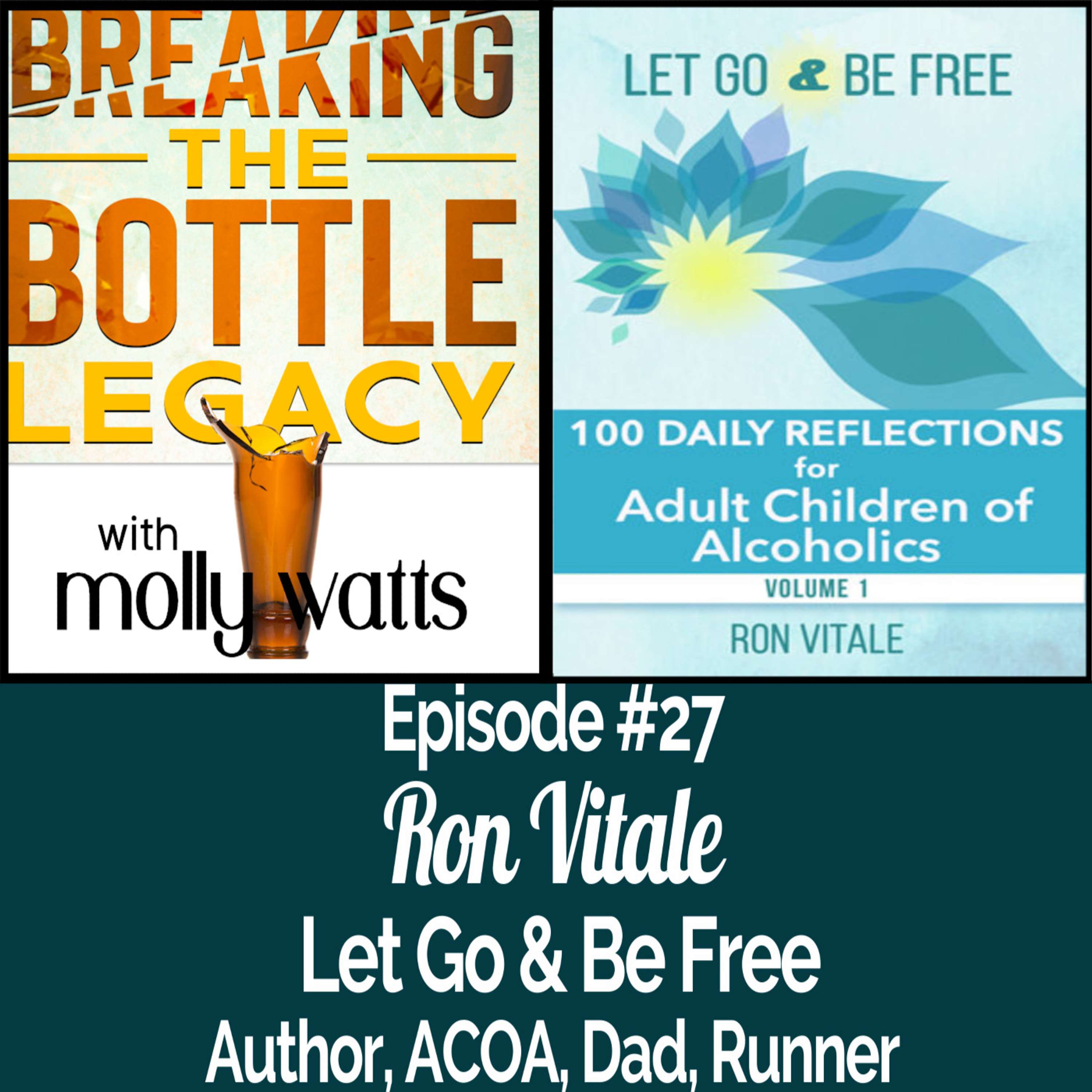 cover of episode Let Go & Be Free: 100 Daily Affirmations for Adult Children of Alcoholics with Ron Vitale