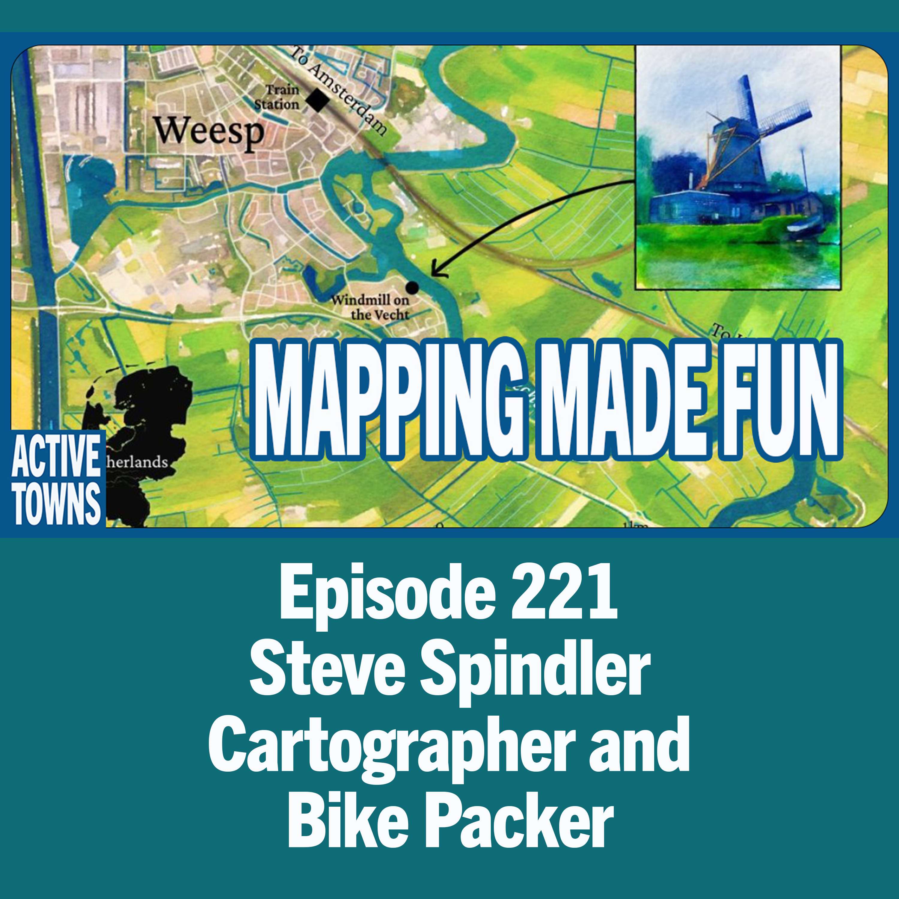 Mapping Made Fun w/ Cartographer Steve Spindler (video available)