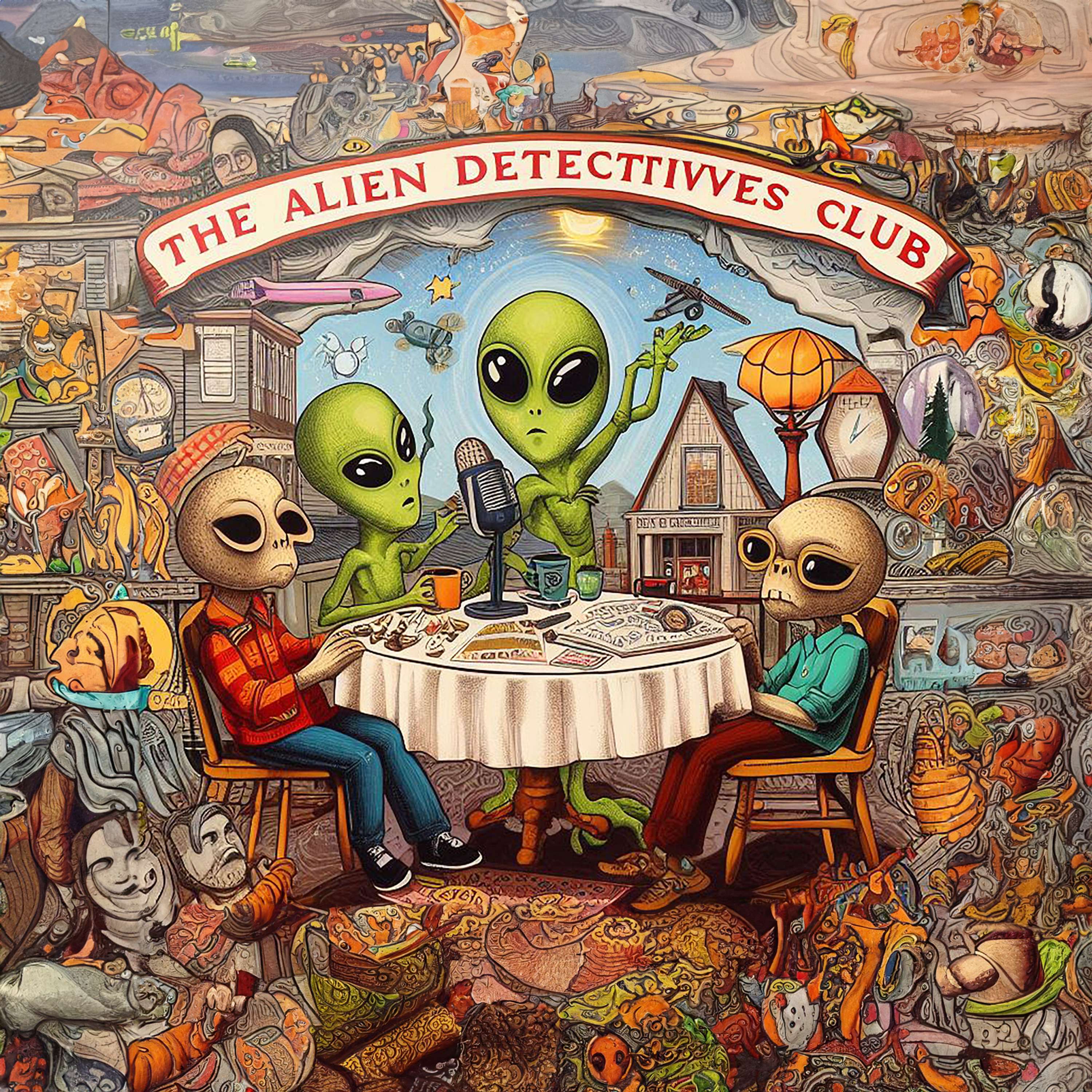 The Alien Detectives Club podcast artwork