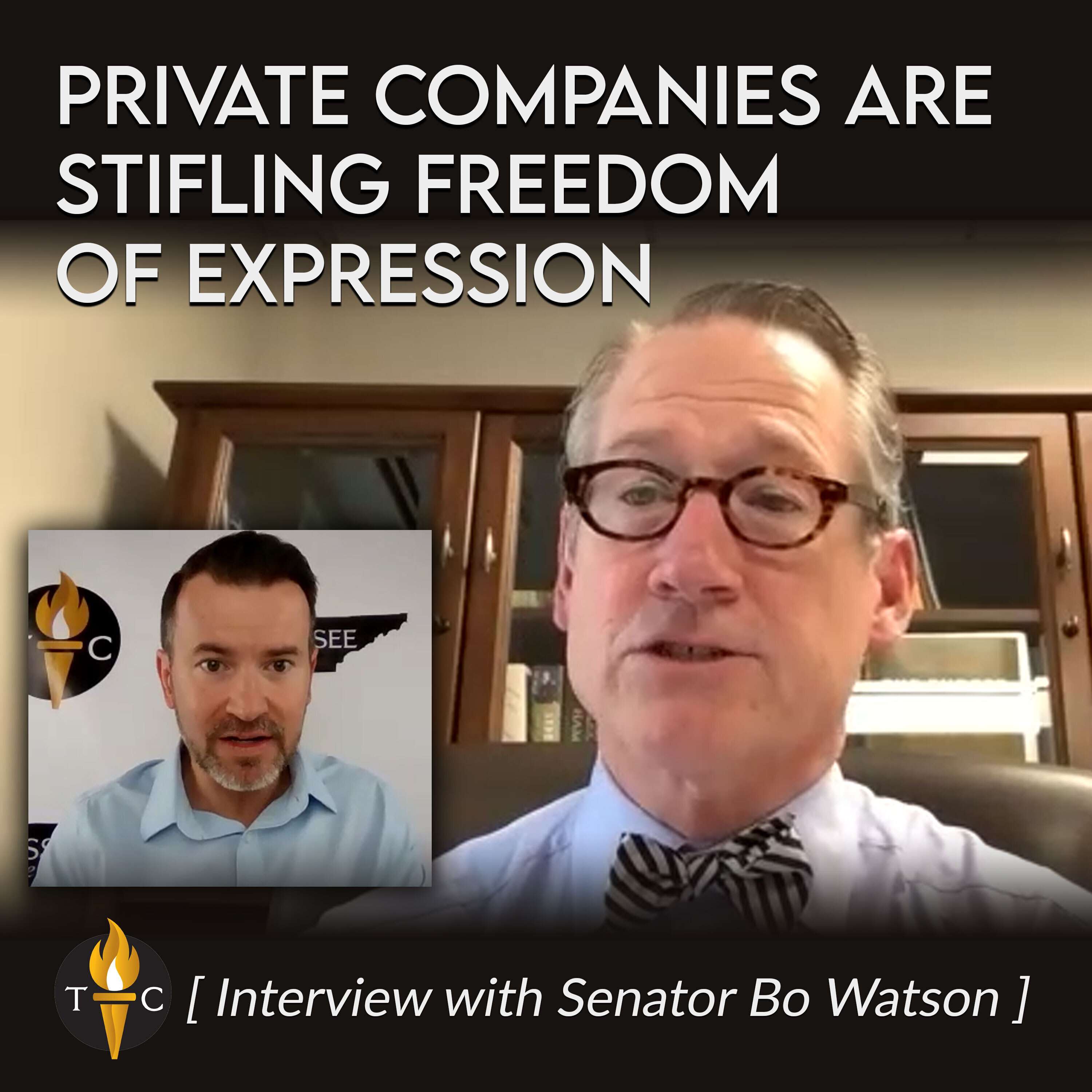 Senator Bo Watson: Private Companies Are Stifling Freedom Of Expression