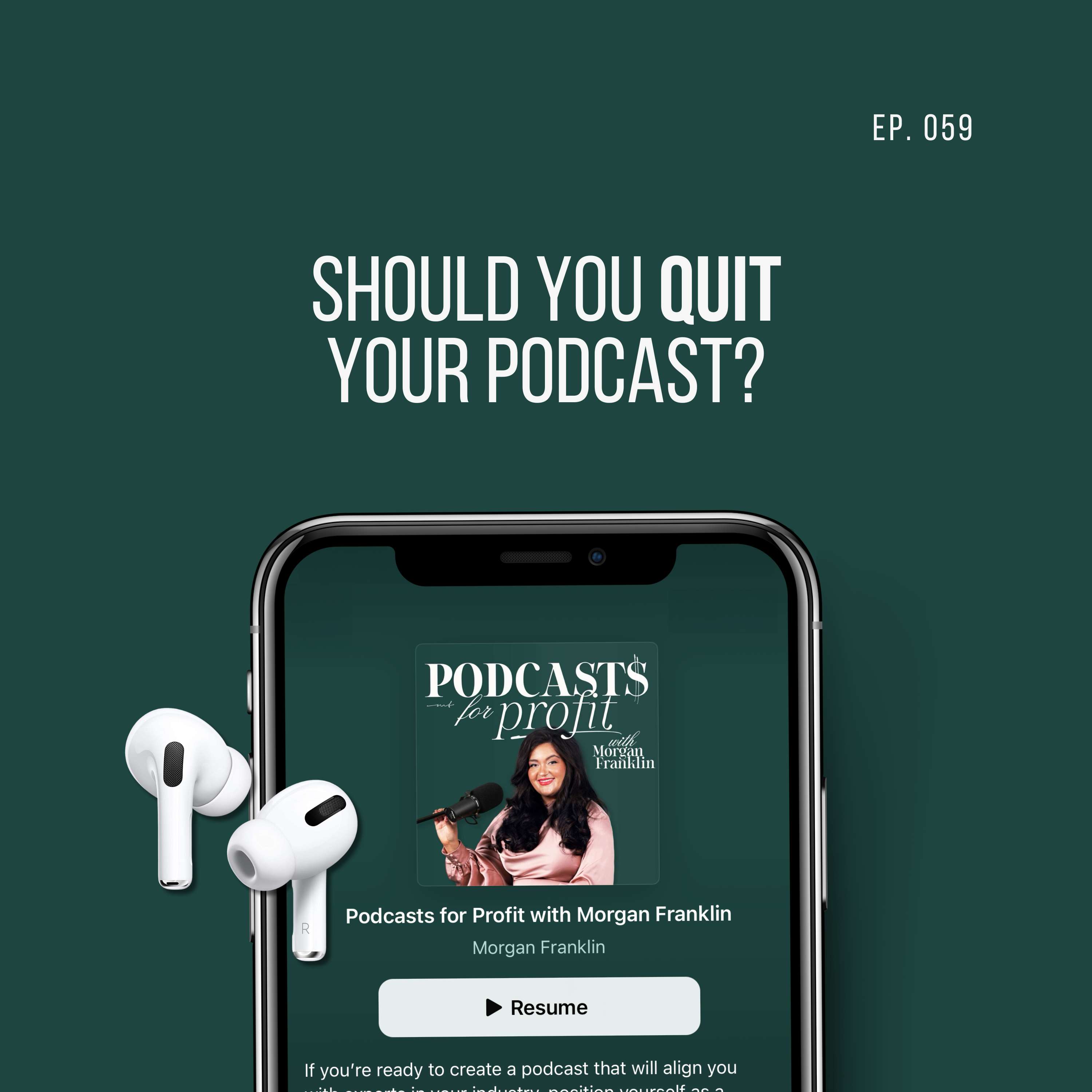Podcasts for Profit with Morgan Franklin | Podcasting Strategy for Podcasters