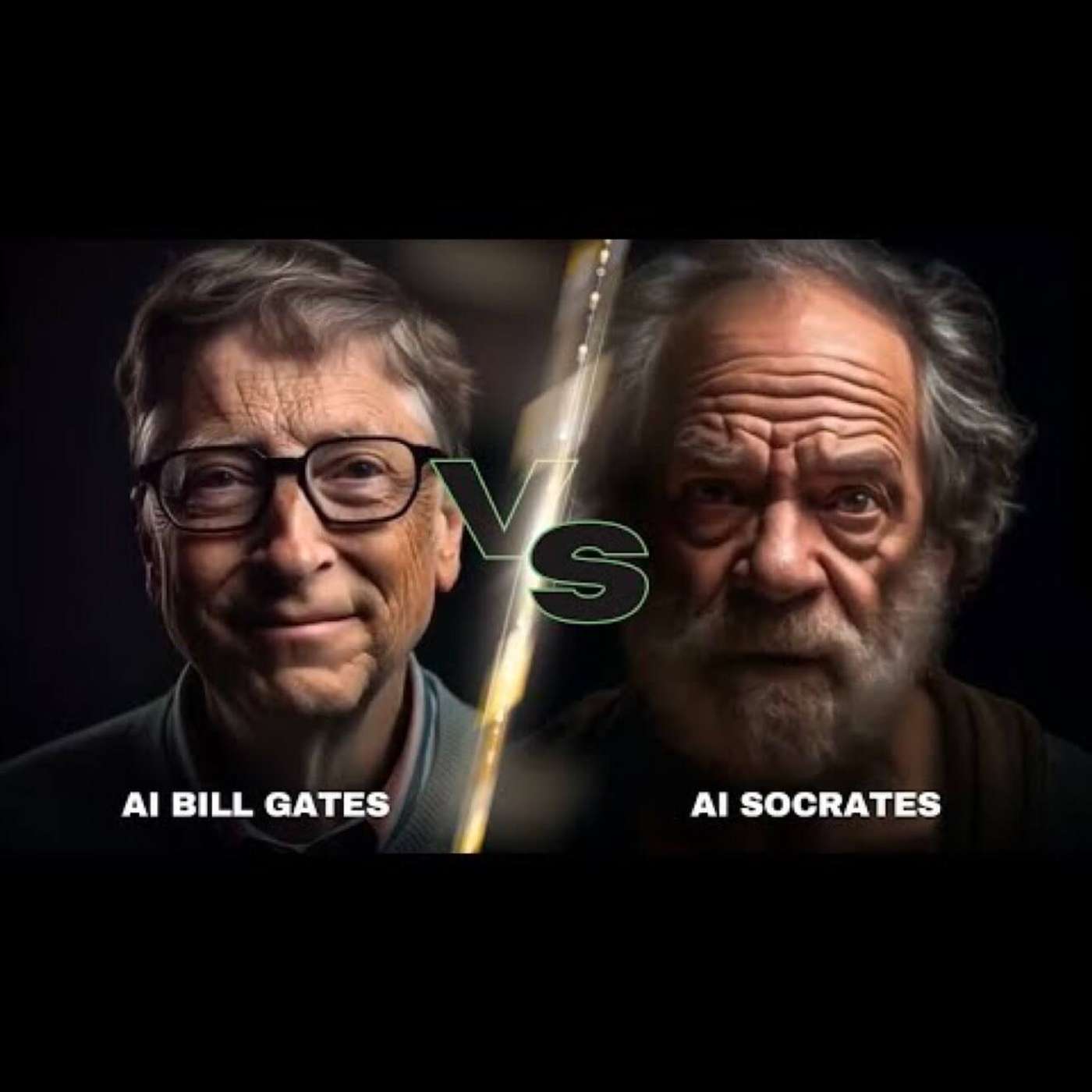 AI Bill Gates and Socrates have a conversation