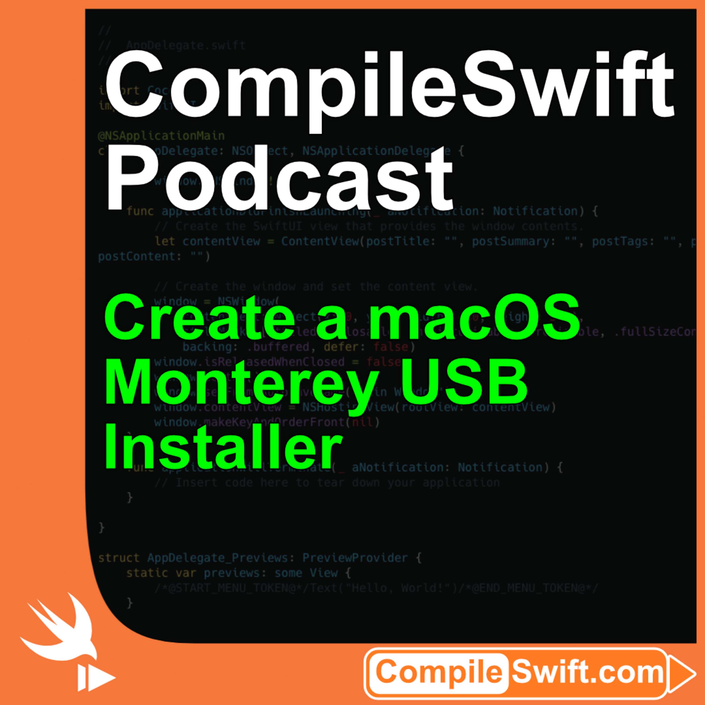 cover of episode Create a macOS Monterey USB Installer