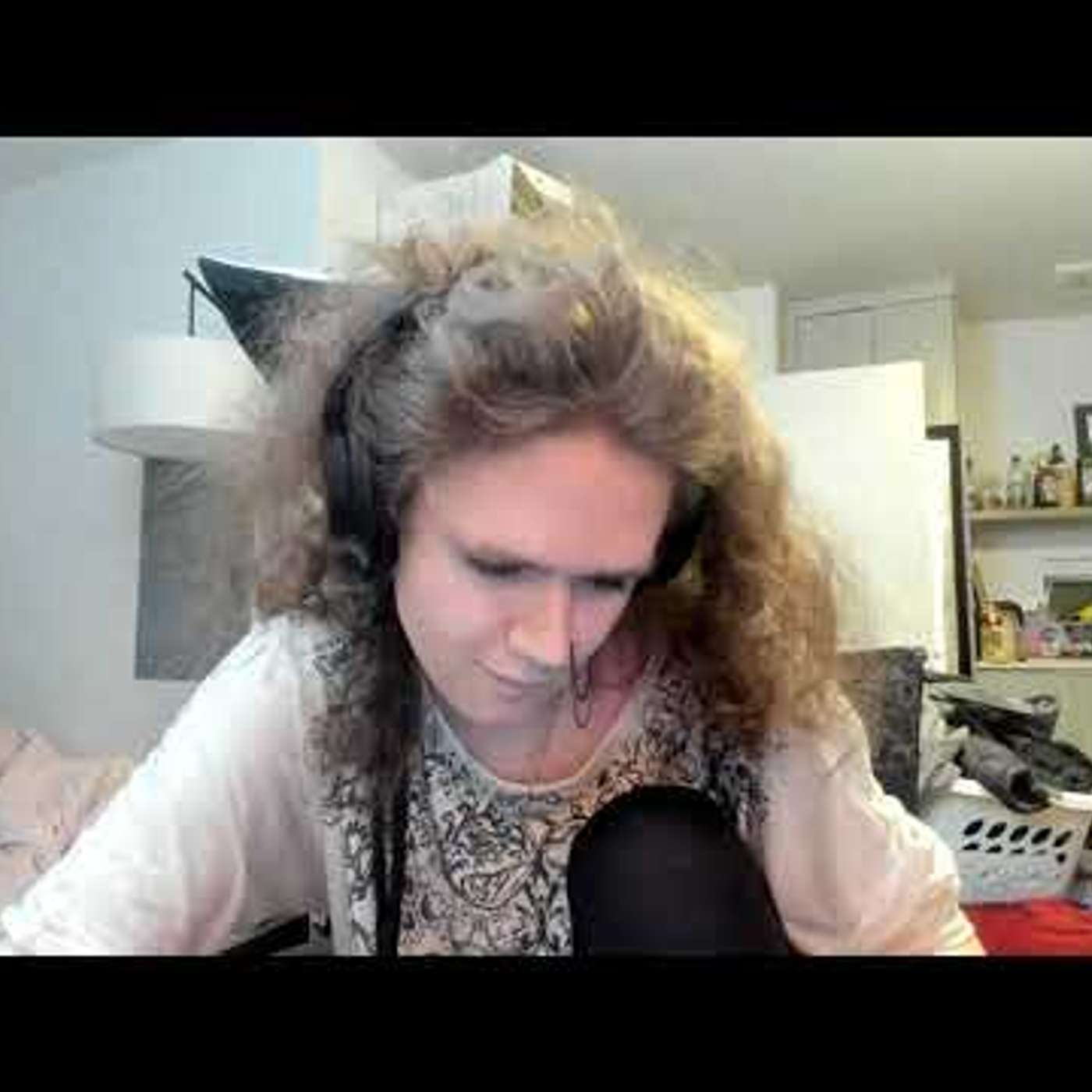 Eating food and drinking coffee at home