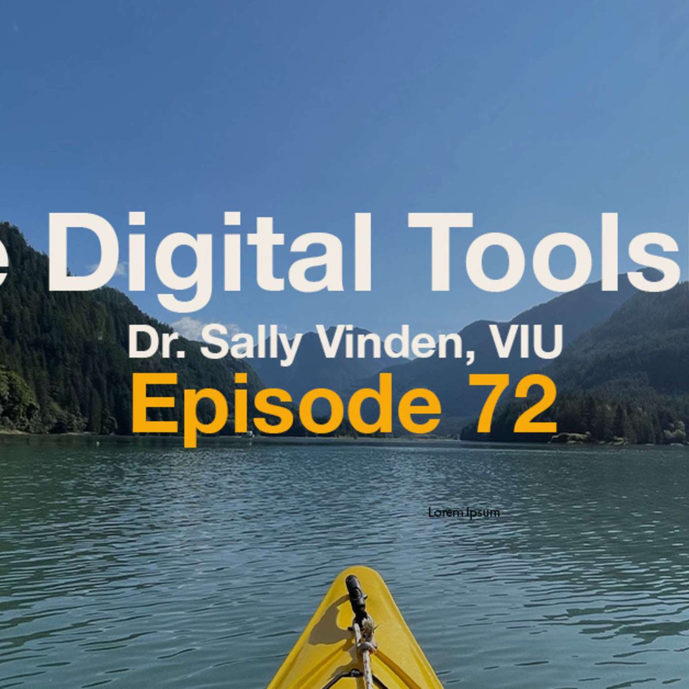 Episode 72 - The Digital Toolshed with Dr. Sally Vinden