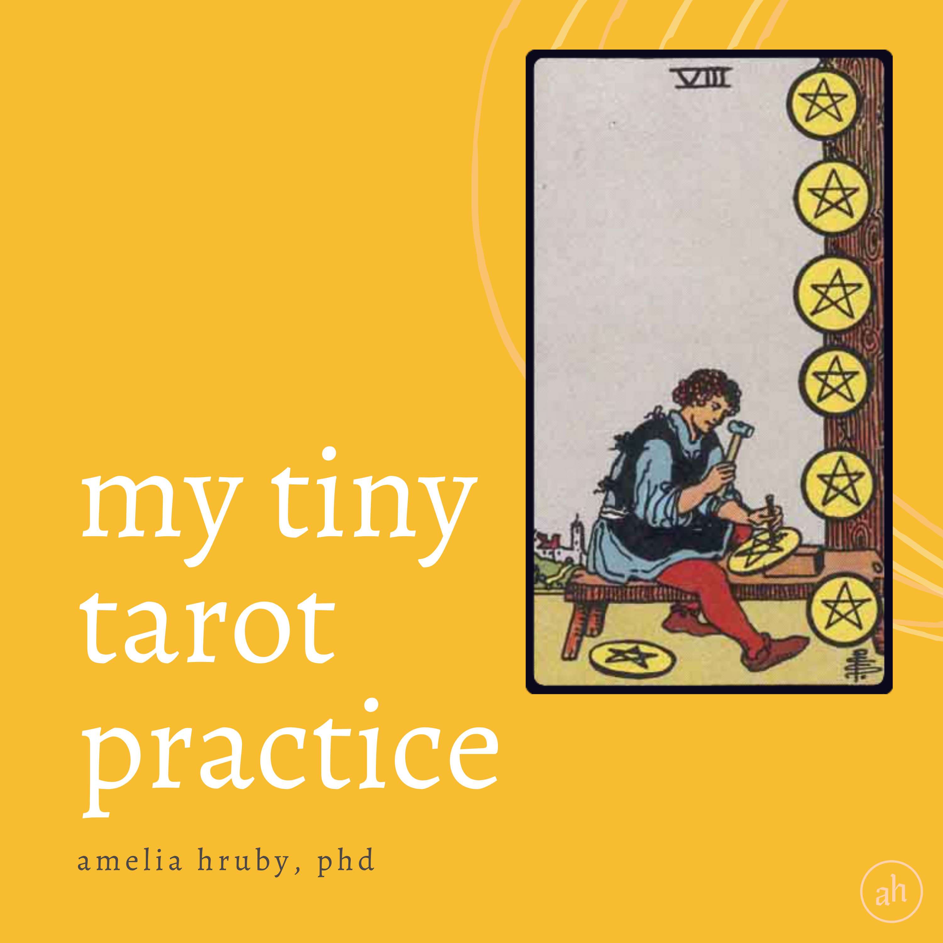 my tiny tarot practice