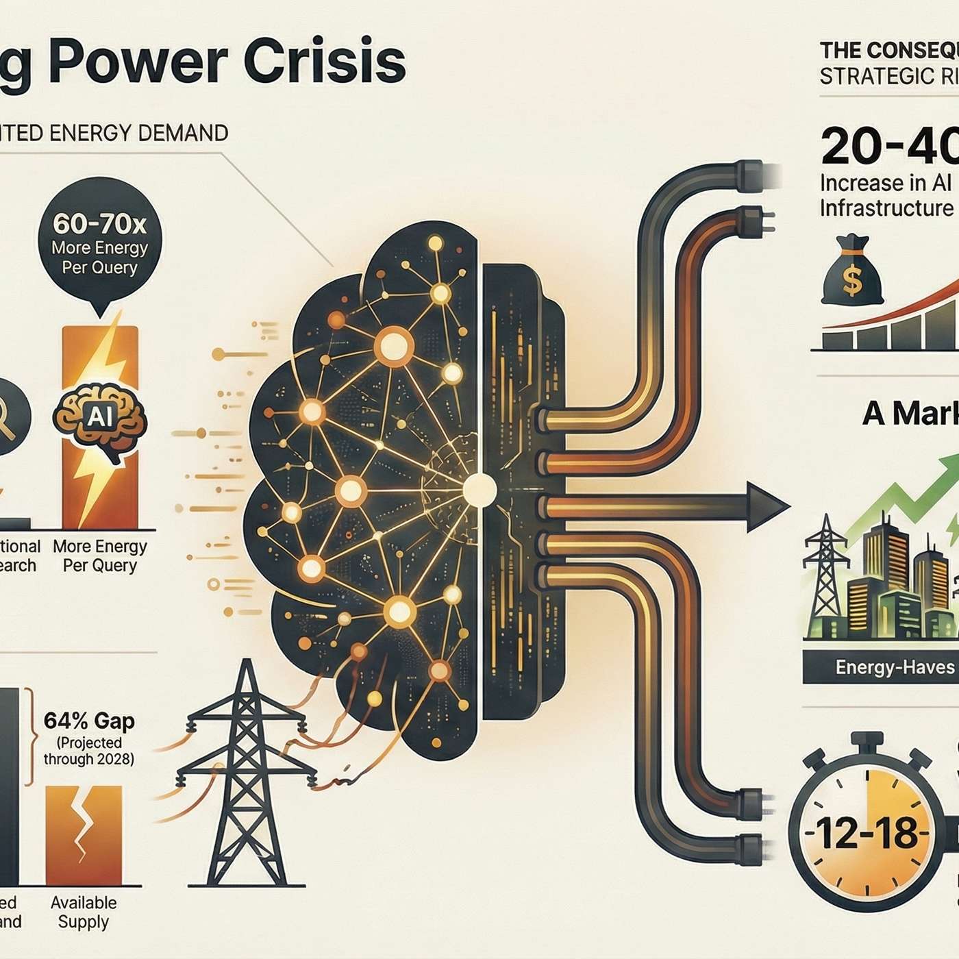 The AI-Energy Nexus: How Energy Availability Will Define AI Competitive Advantage