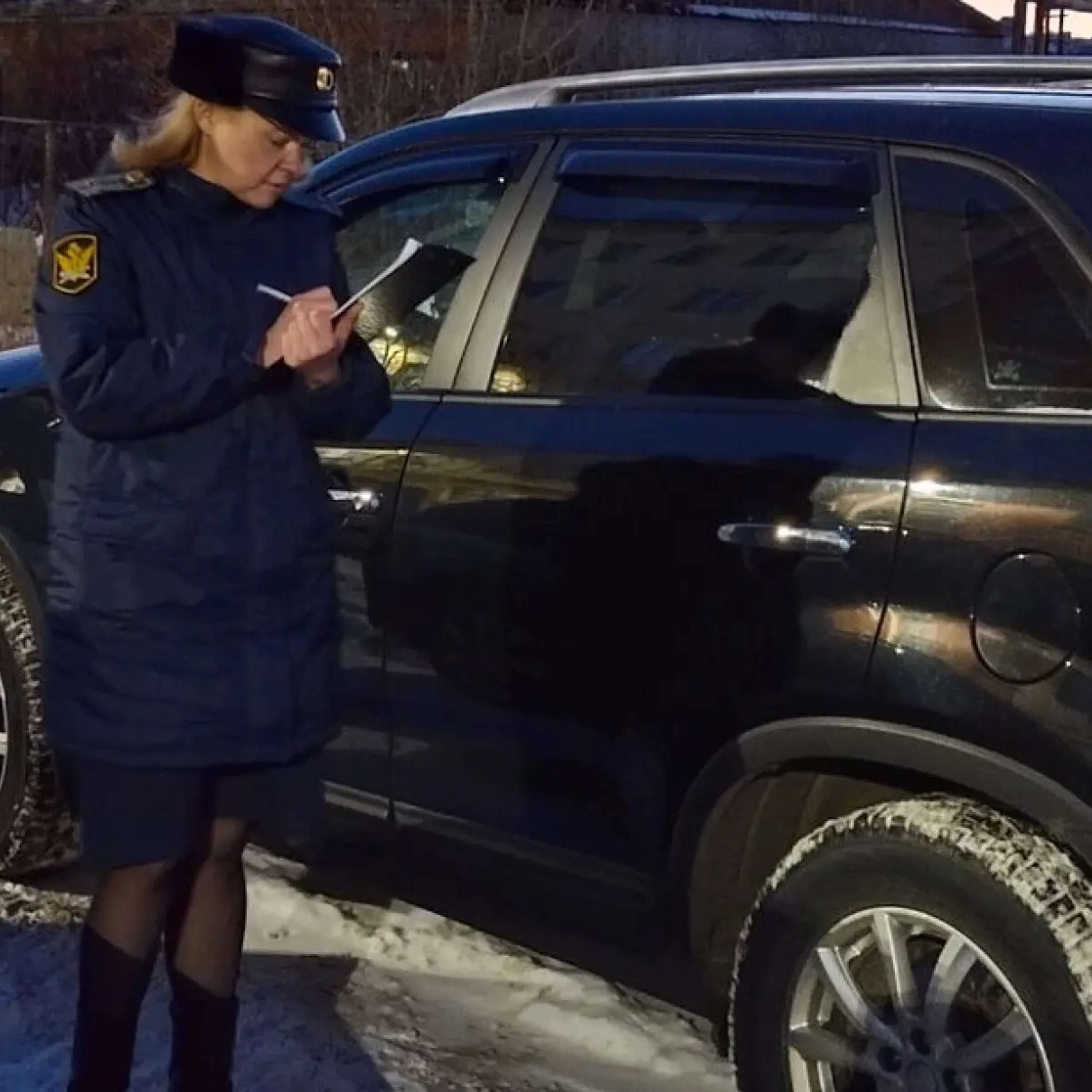 Конфискованный у пьяного водителя автомобиль отправили на войну в Украину