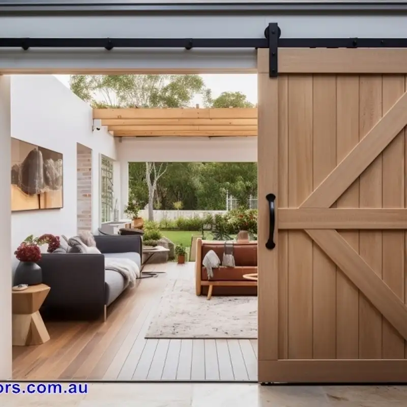 Can you turn a French door into a barn door?