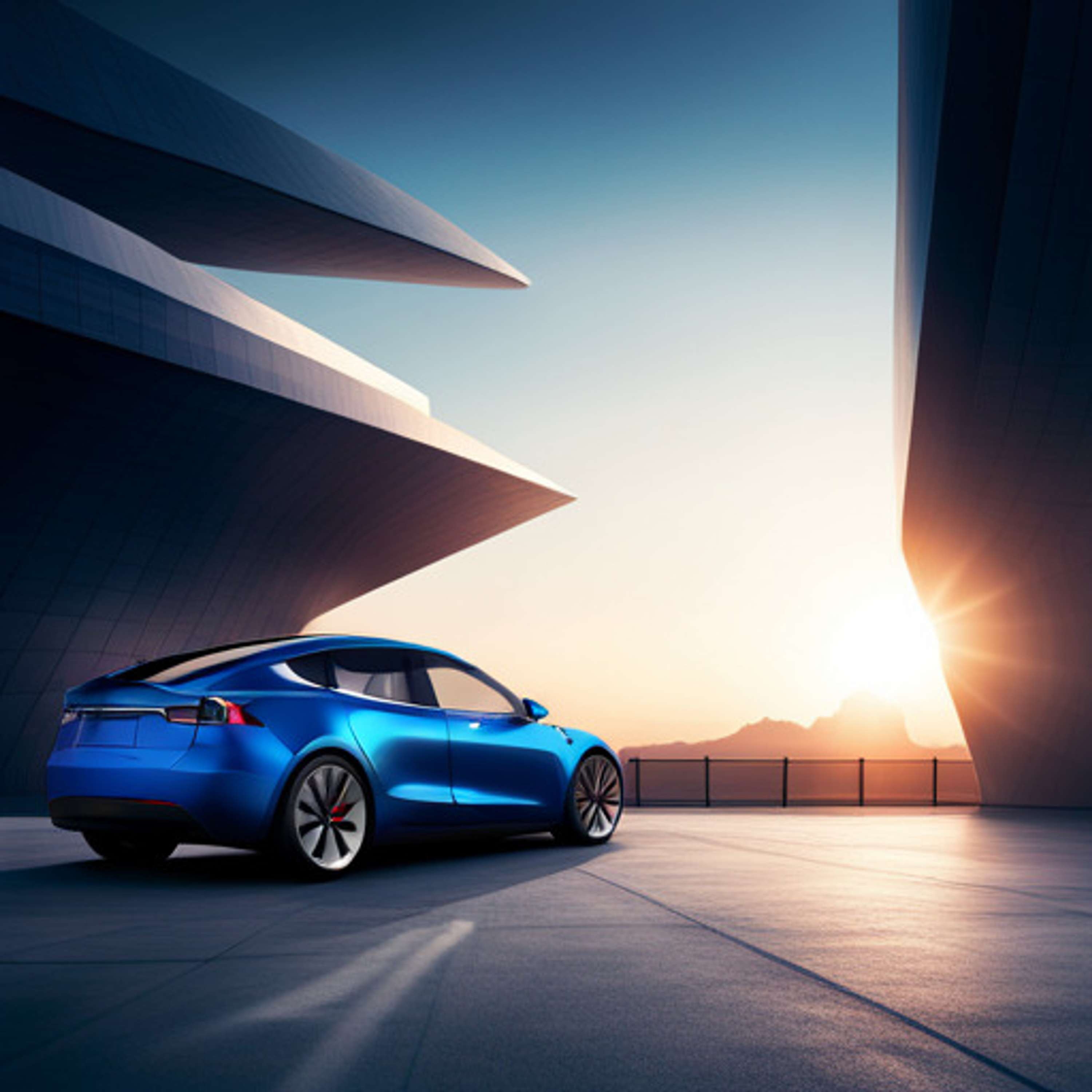 Unveiling the Stylish Satin Abyss Blue Wrap for Tesla Model 3 and Model Y