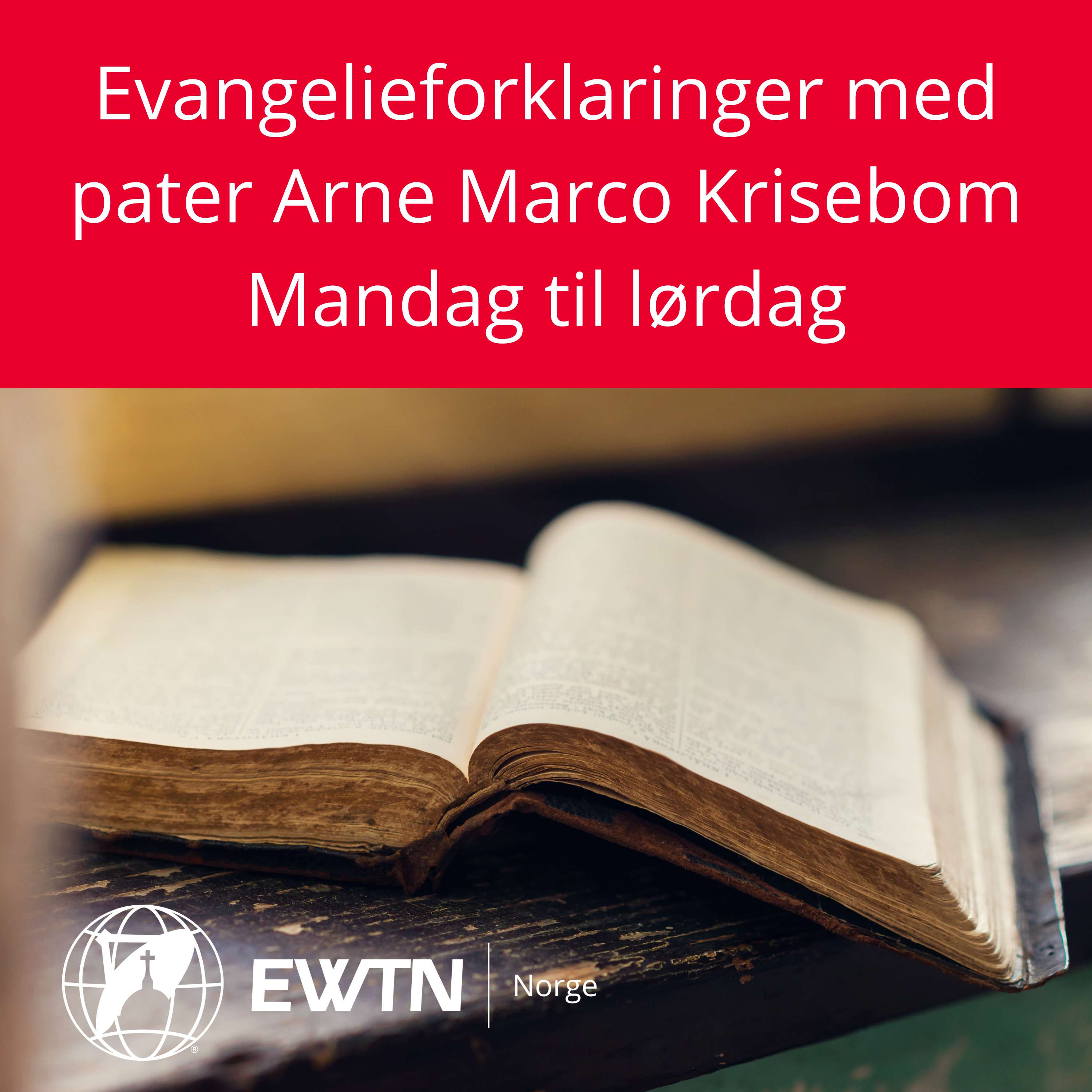 Evangelieforklaringer med pater Arne Marco: Evangelieforklaringer | 24. uke i det alminnelige kirkeår, torsdag