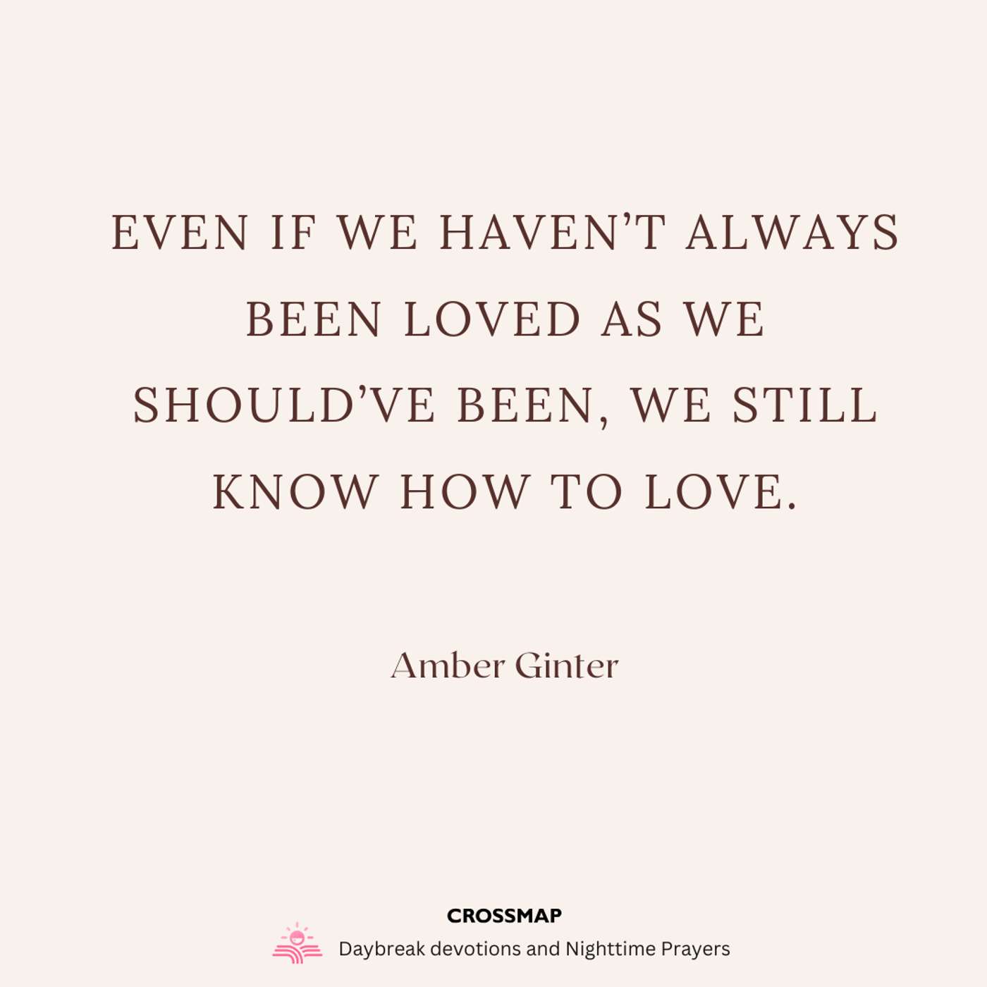 We Know How to Love