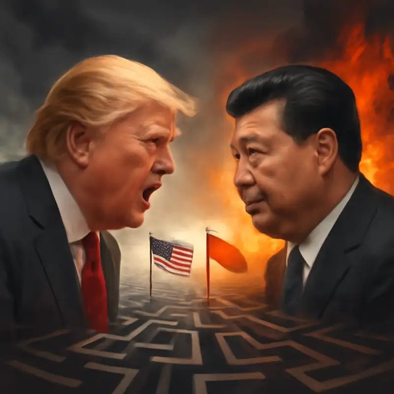 Navigating the Negotiation Maze: Trump's Tensions with China Heat Up