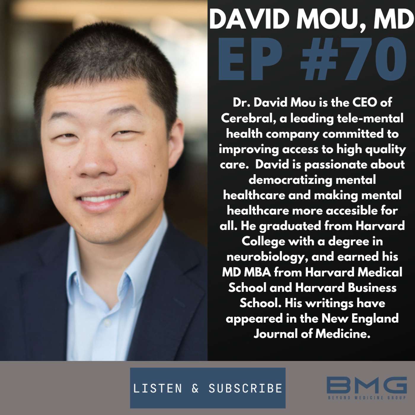 Cerebral CEO - Dr. David Mou