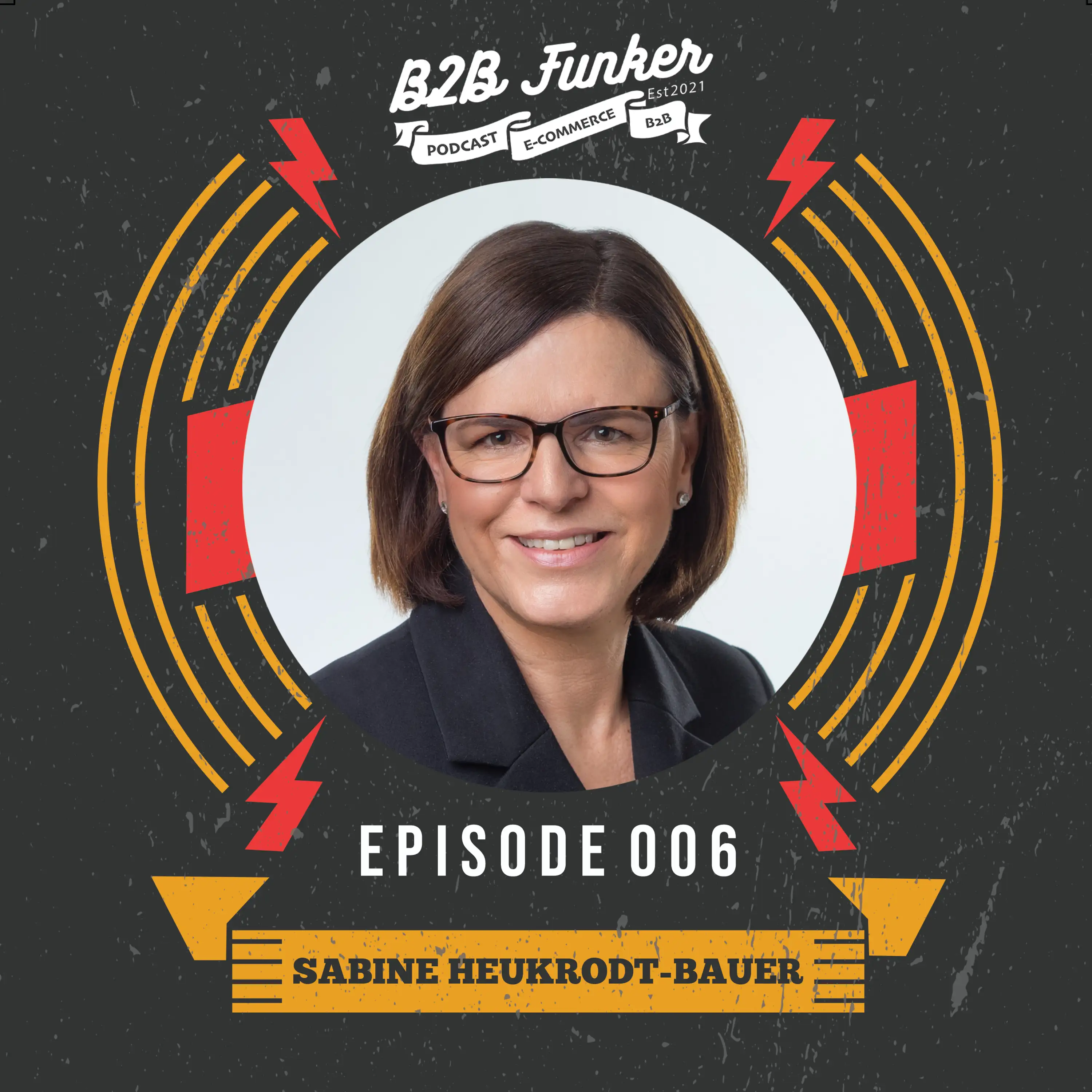 Podcast-Cover: B2B #006 - Deep-Dive E-Commerce Recht für B2B Unternehmen mit Sabine Heukrodt-Bauer