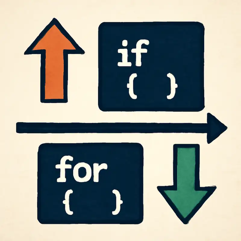 Mastering Code Flow with Two Simple Rules Push Ifs Up and Push Fors Down